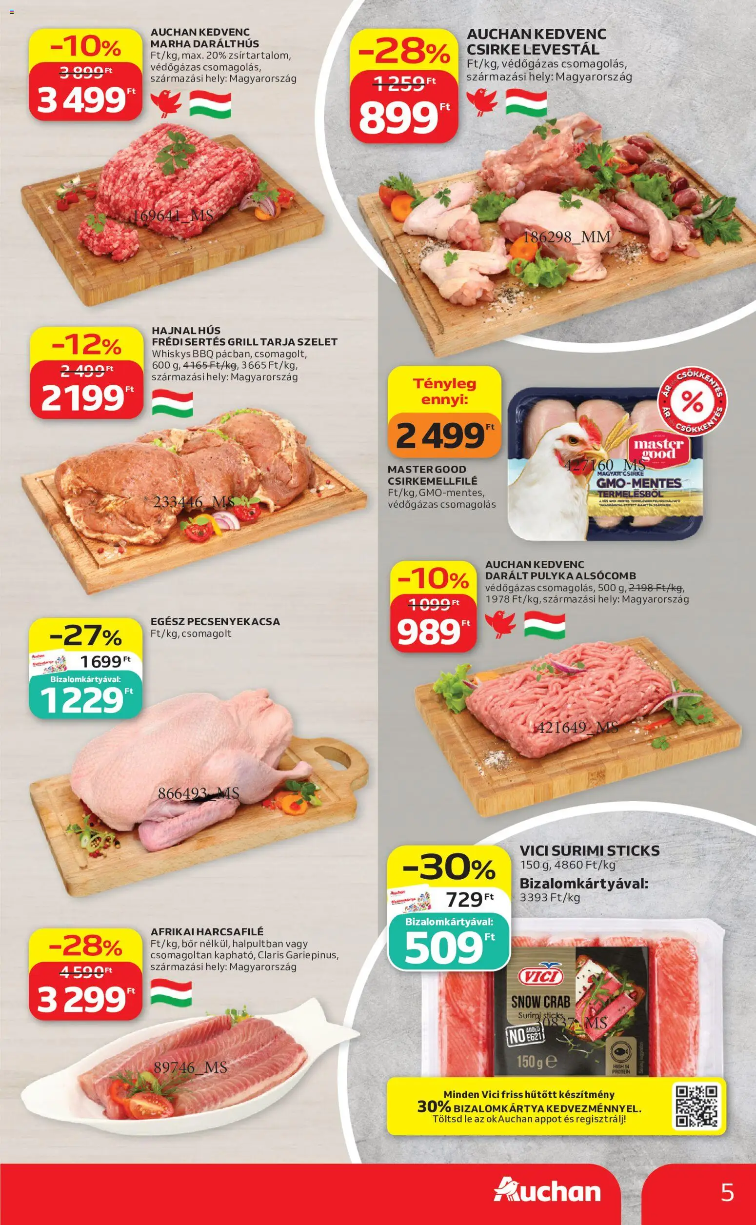 Auchan akciós ujság - amely érvényes a következő dátumtól: 2026.09.17. | Oldal: 5