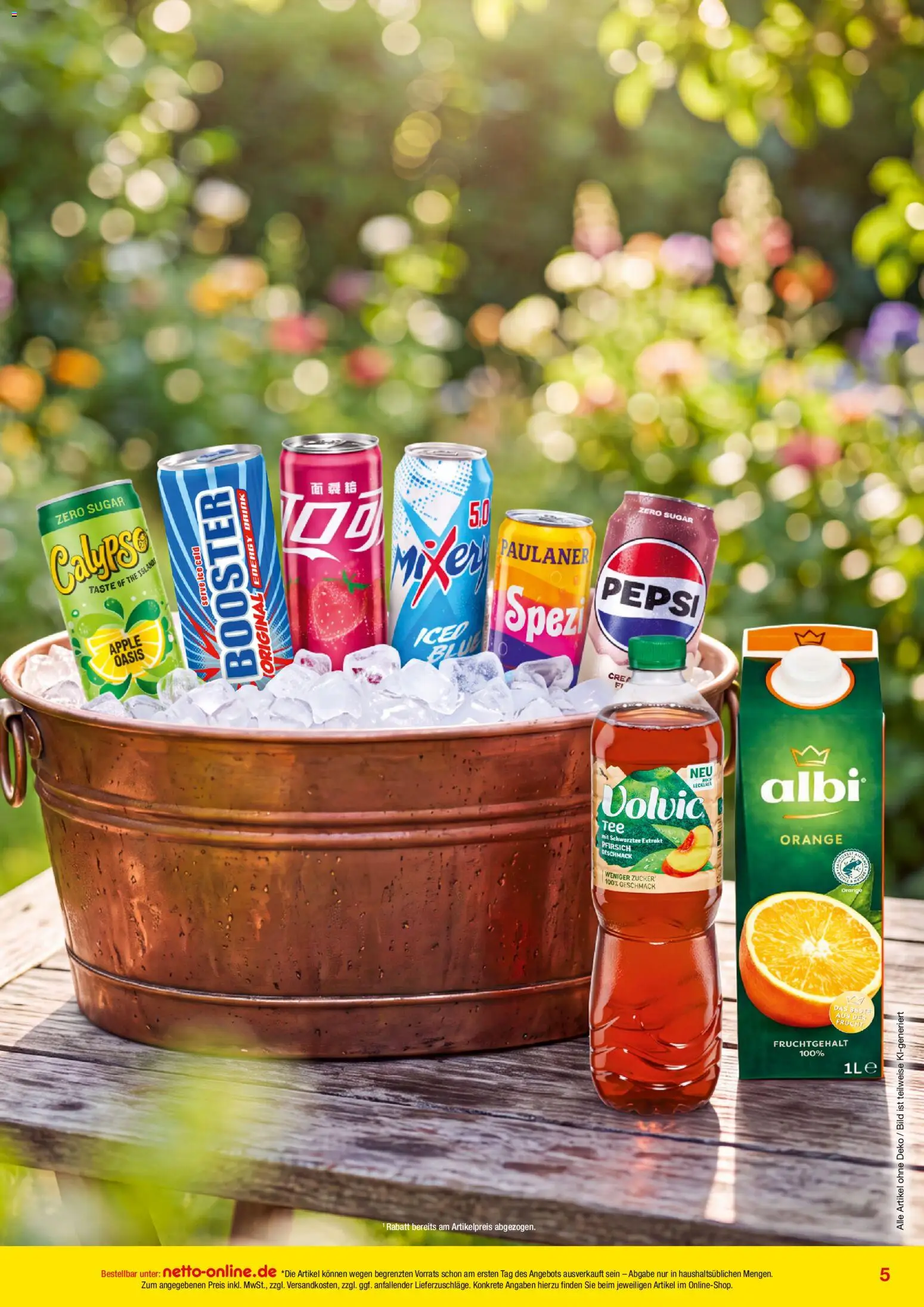 Netto Marken-Discount Online-Angebote September – gültig ab 01.09.2026 | Seite: 5 | Produkte: Apple, Zucker, Pepsi, Paulaner