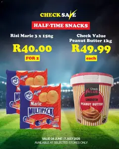 Check Save specials catalogue – valid from 24/06/2026 | Page: 3 | Products: Butter, Snacks, Peanut butter