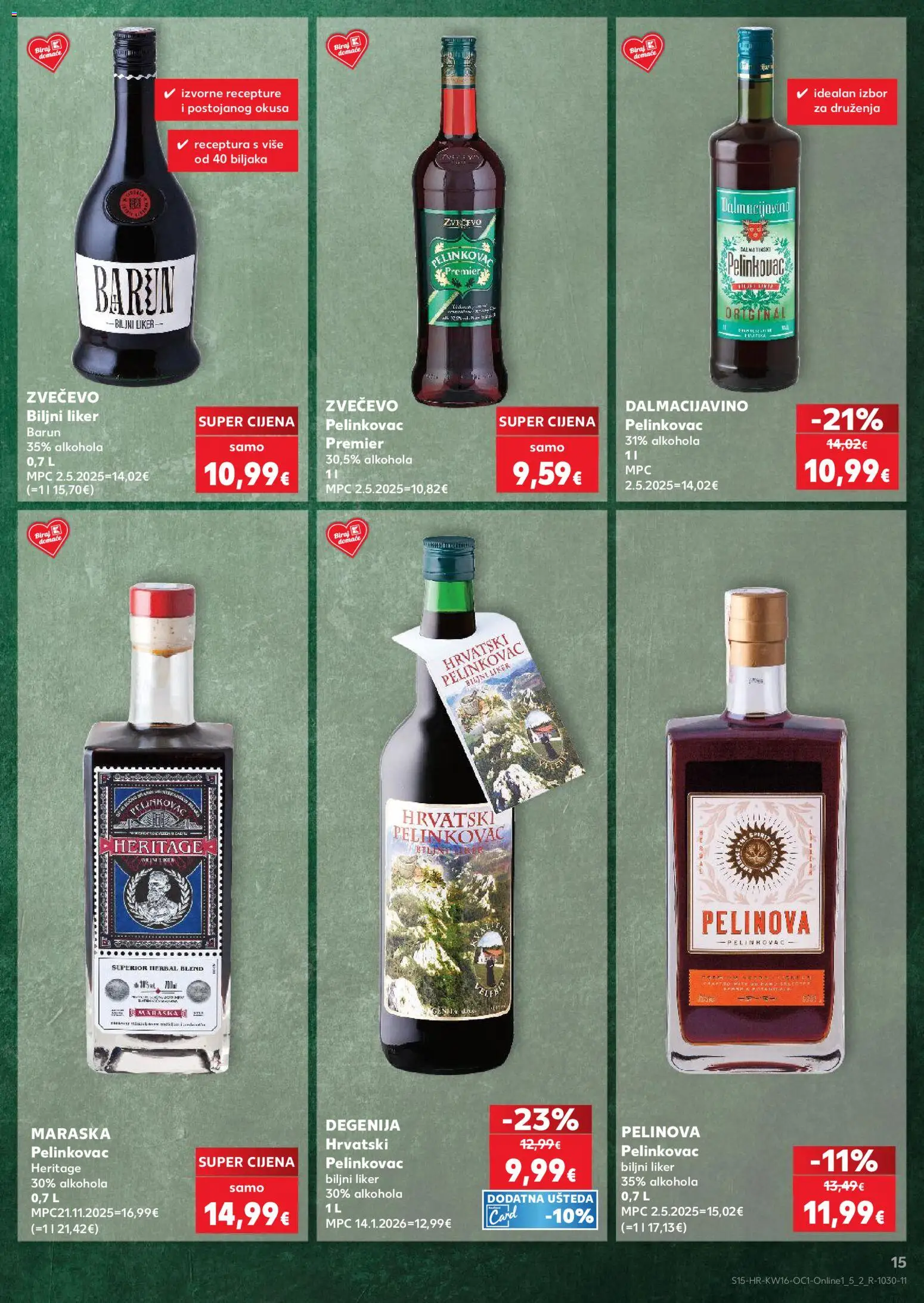 Kaufland HR akciós ujság - amely érvényes a következő dátumtól: 15.04.2026 | Oldal: 15