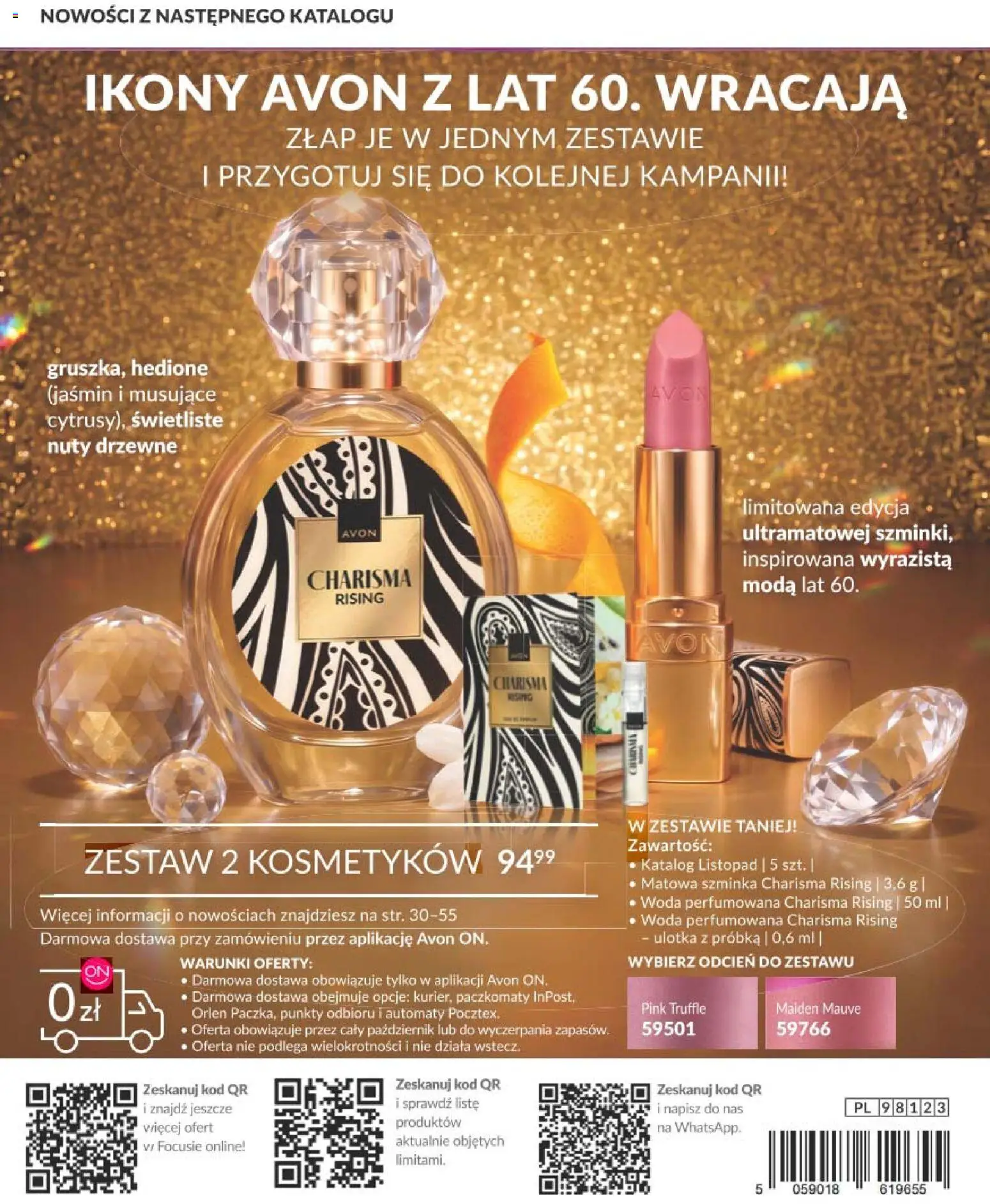 Avon Katalog Focus 10 2026 od 30.09.2026 | Strona: 56 | Produkty: Szminka, Woda