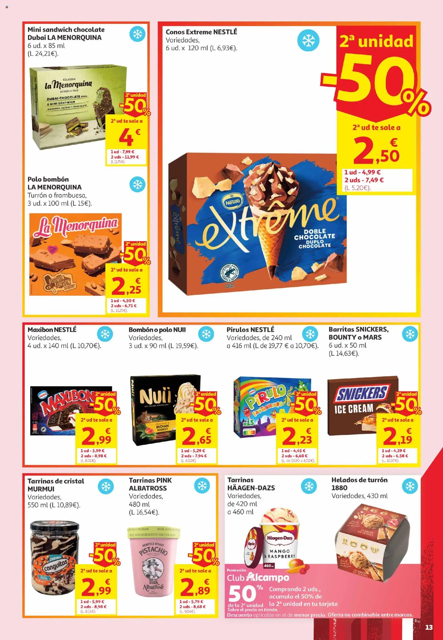 Alcampo Canarias │ válido desde el 02.06.2026 | Página: 13 | Productos: Chocolate, Té, Ρούτερ
