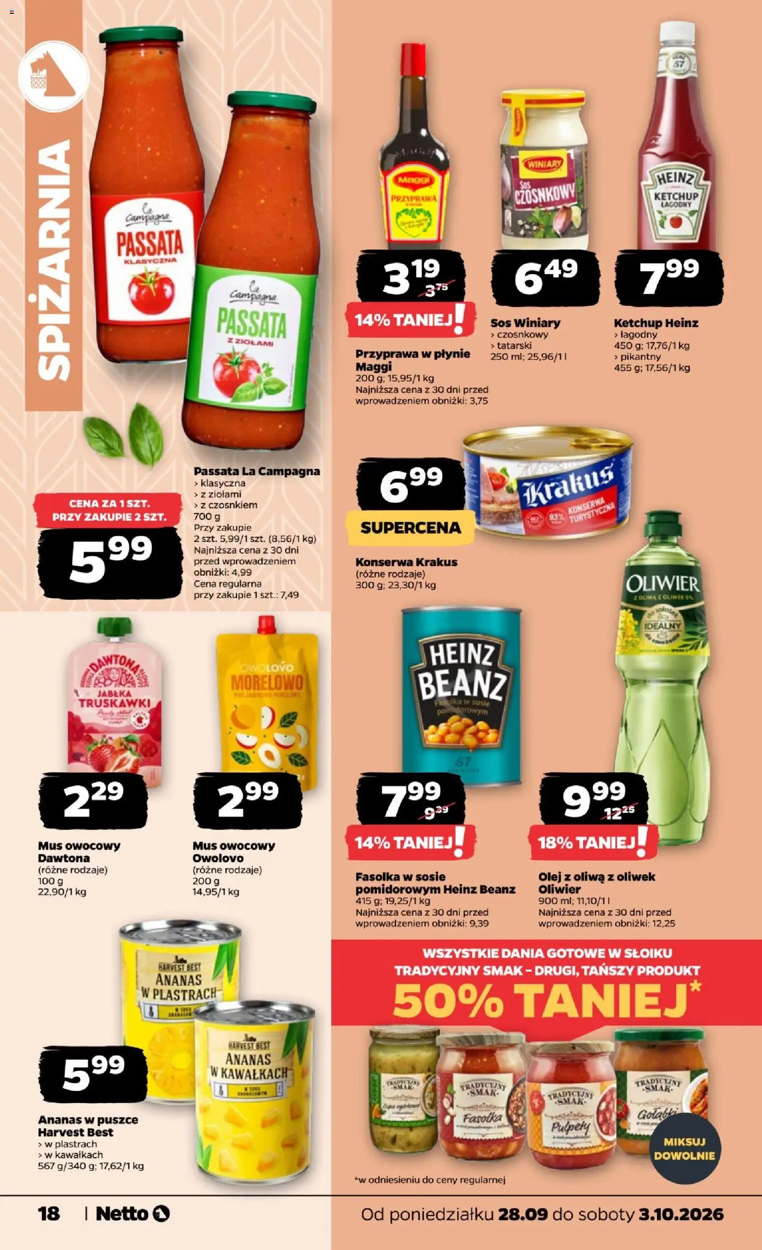 Netto gazetka od poniedziałku od 28.09.2026 | Strona: 18