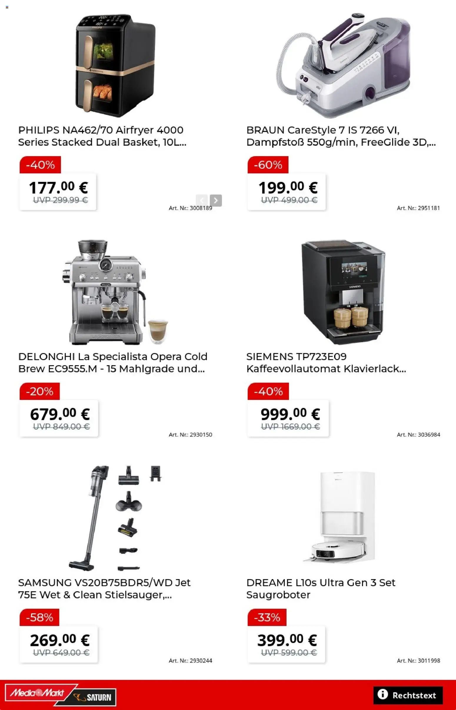 Media Markt Prospekt – gültig ab 15.05.2026 | Seite: 15 | Produkte: Philips, Siemens, Samsung, Kaffeevollautomat