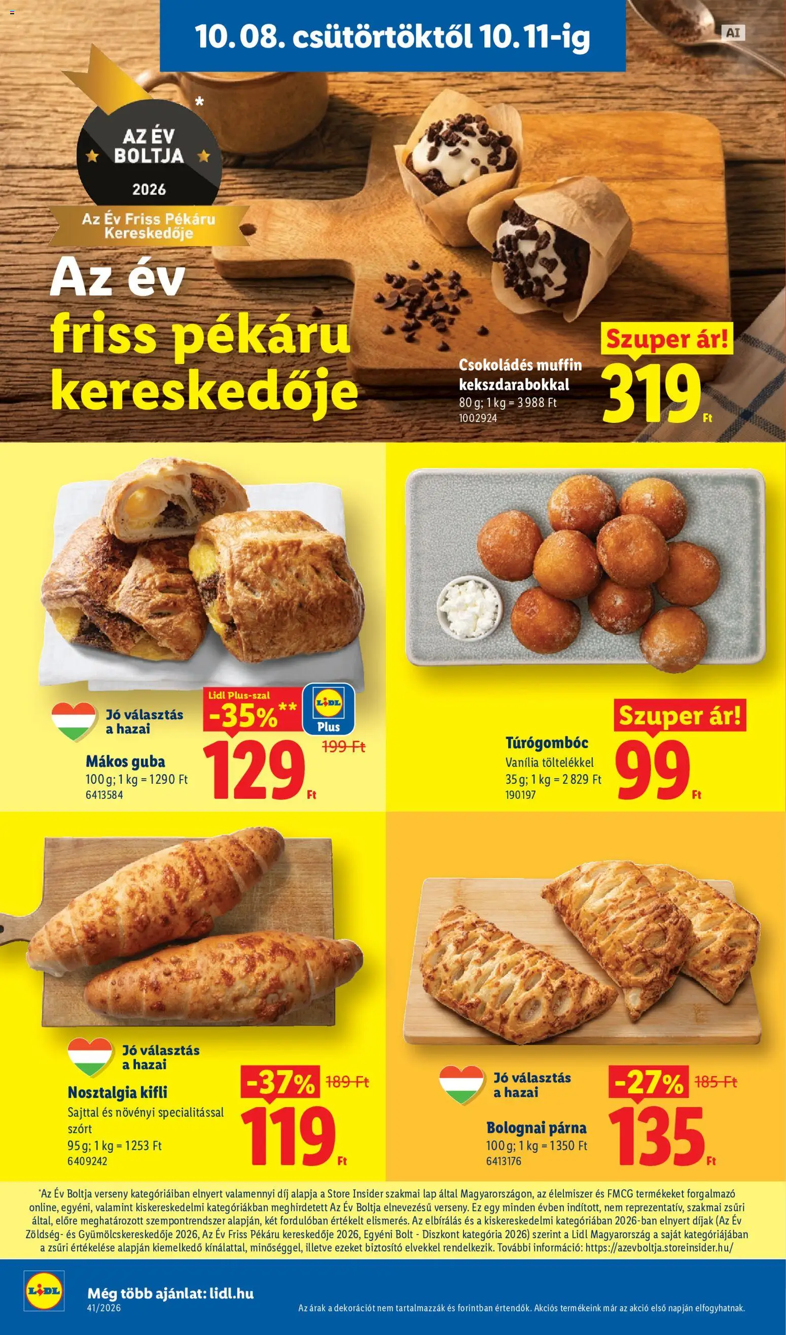 Lidl akciós ujság - amely érvényes a következő dátumtól: 2026.10.08. | Oldal: 2