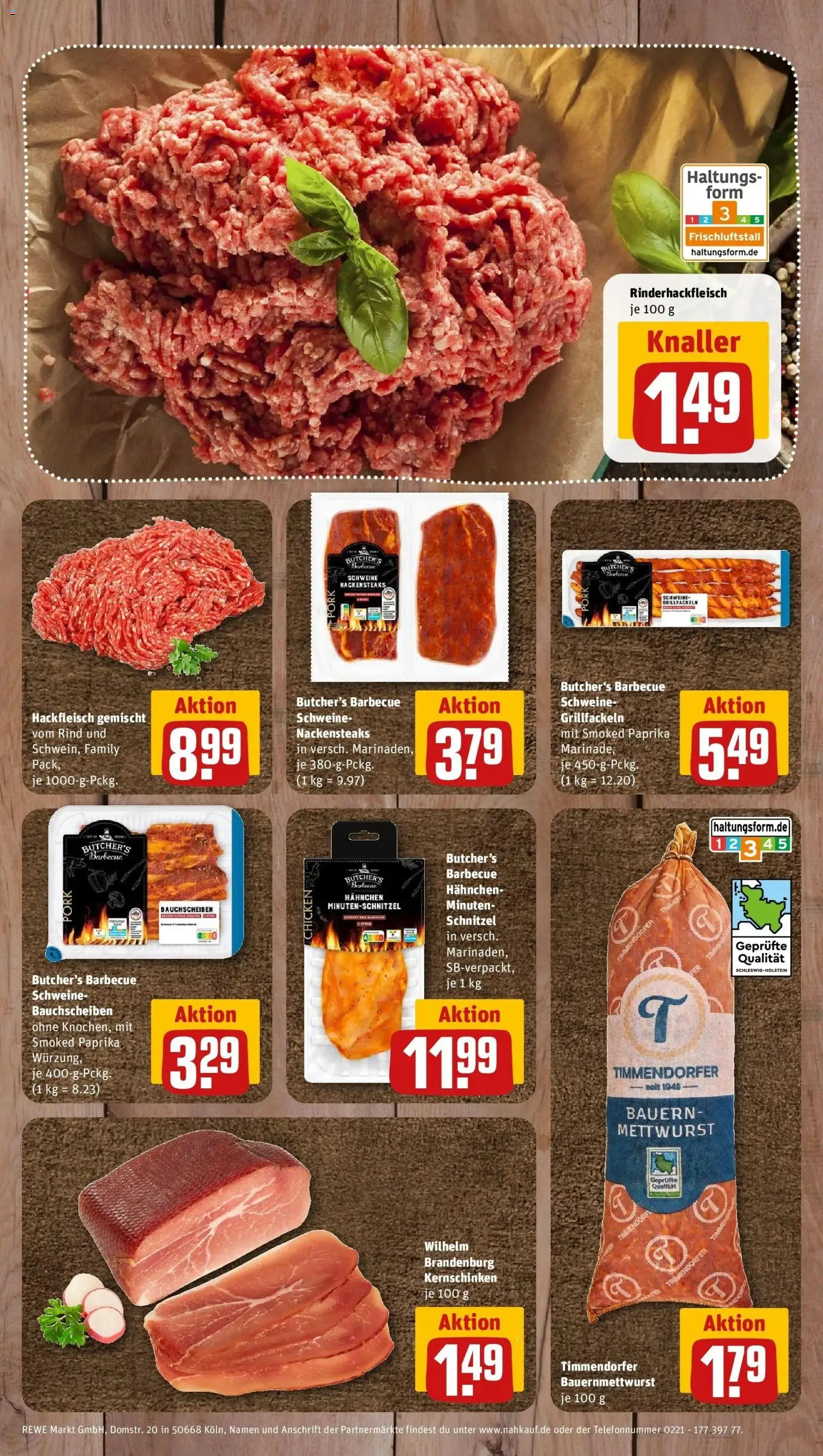 REWE Prospekt ab 31.08.2026 zum Blättern » Angebote | Seite: 8 | Produkte: Hahnchen, Schnitzel, Paprika, Hackfleisch