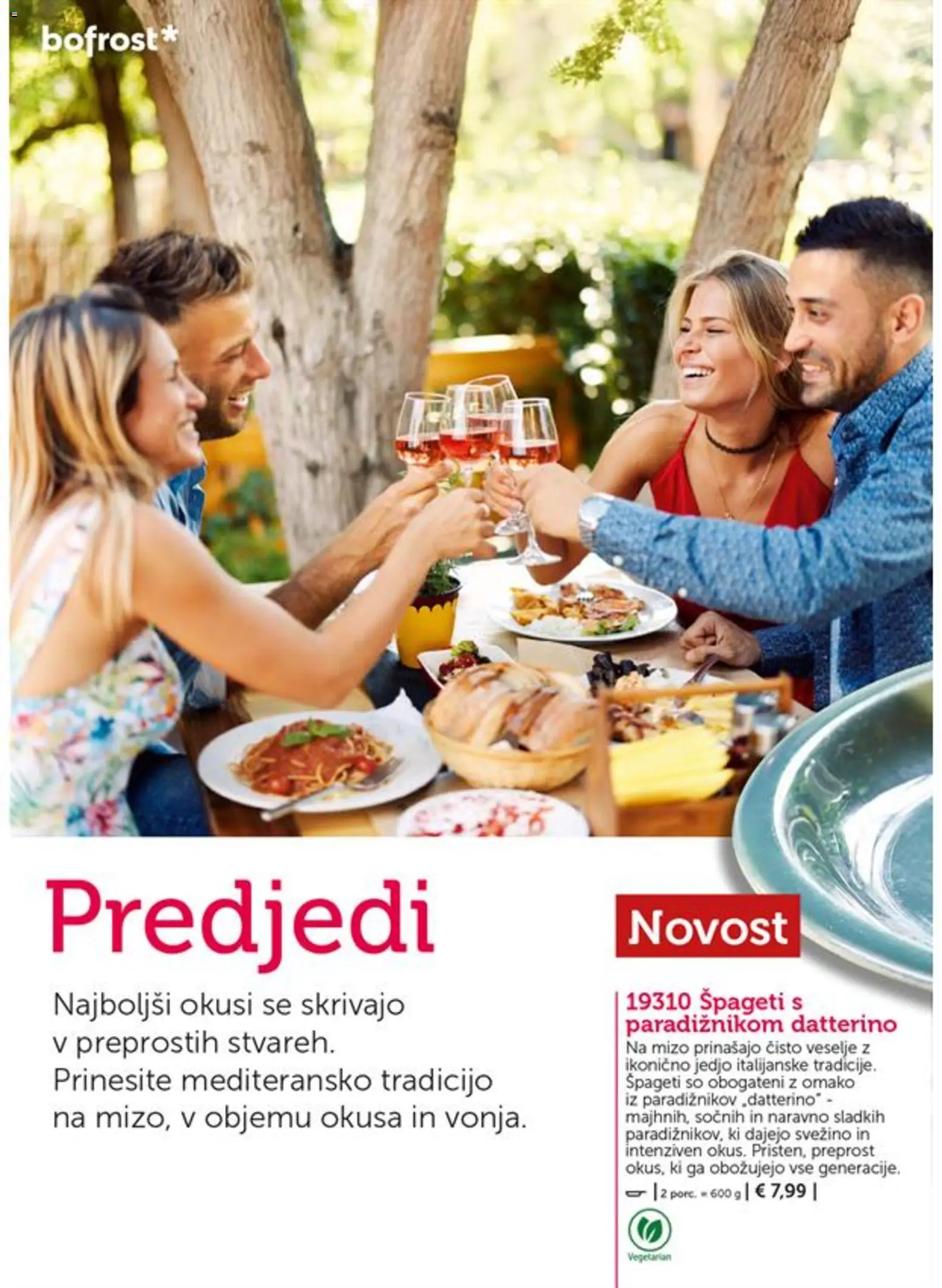Novi Bofrost katalog ponudbe – veljaven od 01.07.2026 | Stran: 26 | Izdelki: Spageti