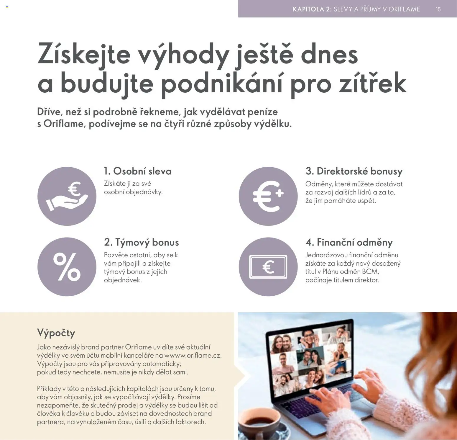 Oriflame katalog Plán odměn pro Brand Partnery od 21.07.2026 | Strana: 15