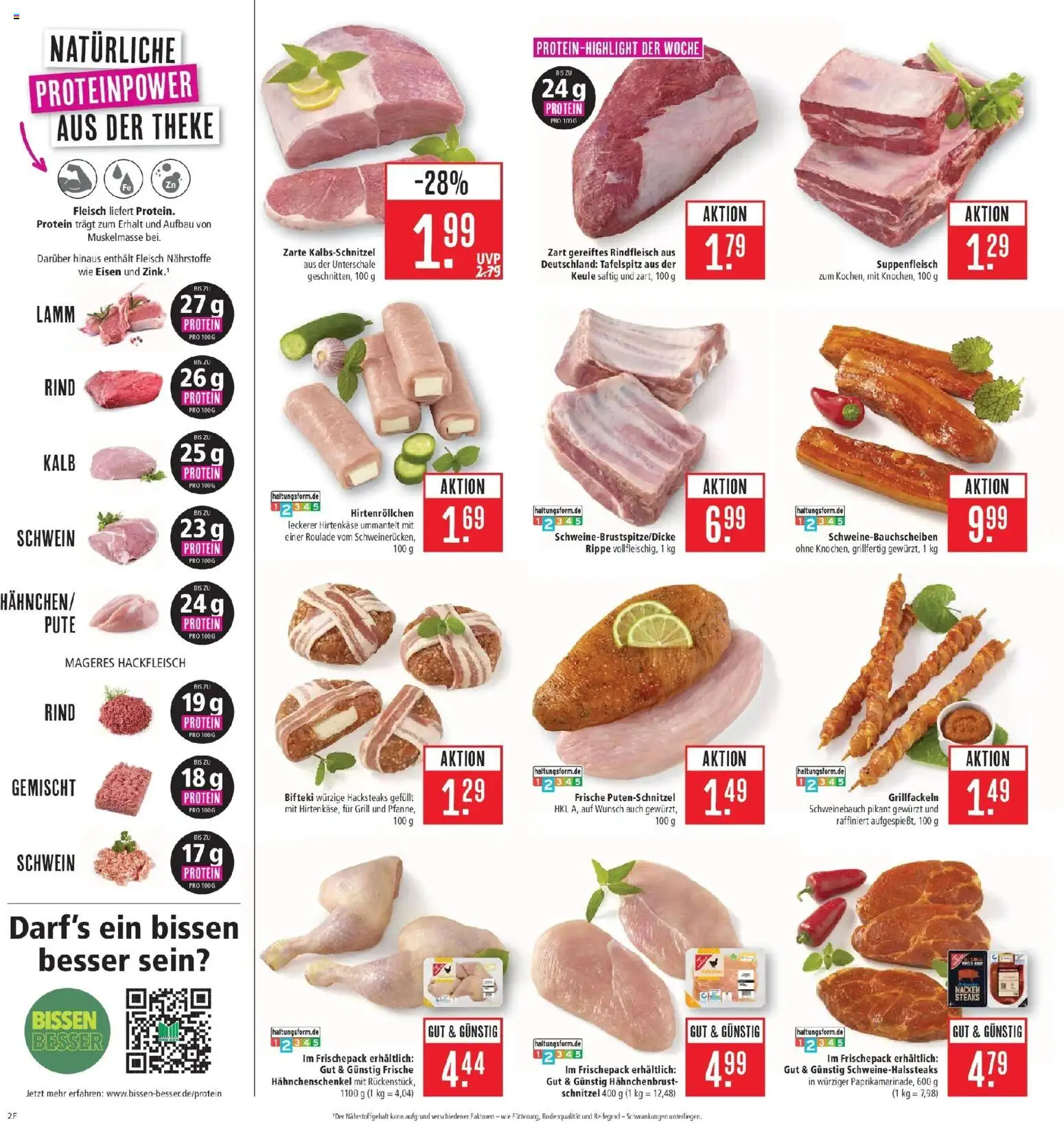 Marktkauf Prospekt Friedrichshafen (ab 03.08.2026) » Angebote online | Seite: 2 | Produkte: Tafelspitz, Schweinebauch, Putenschnitzel, Suppenfleisch