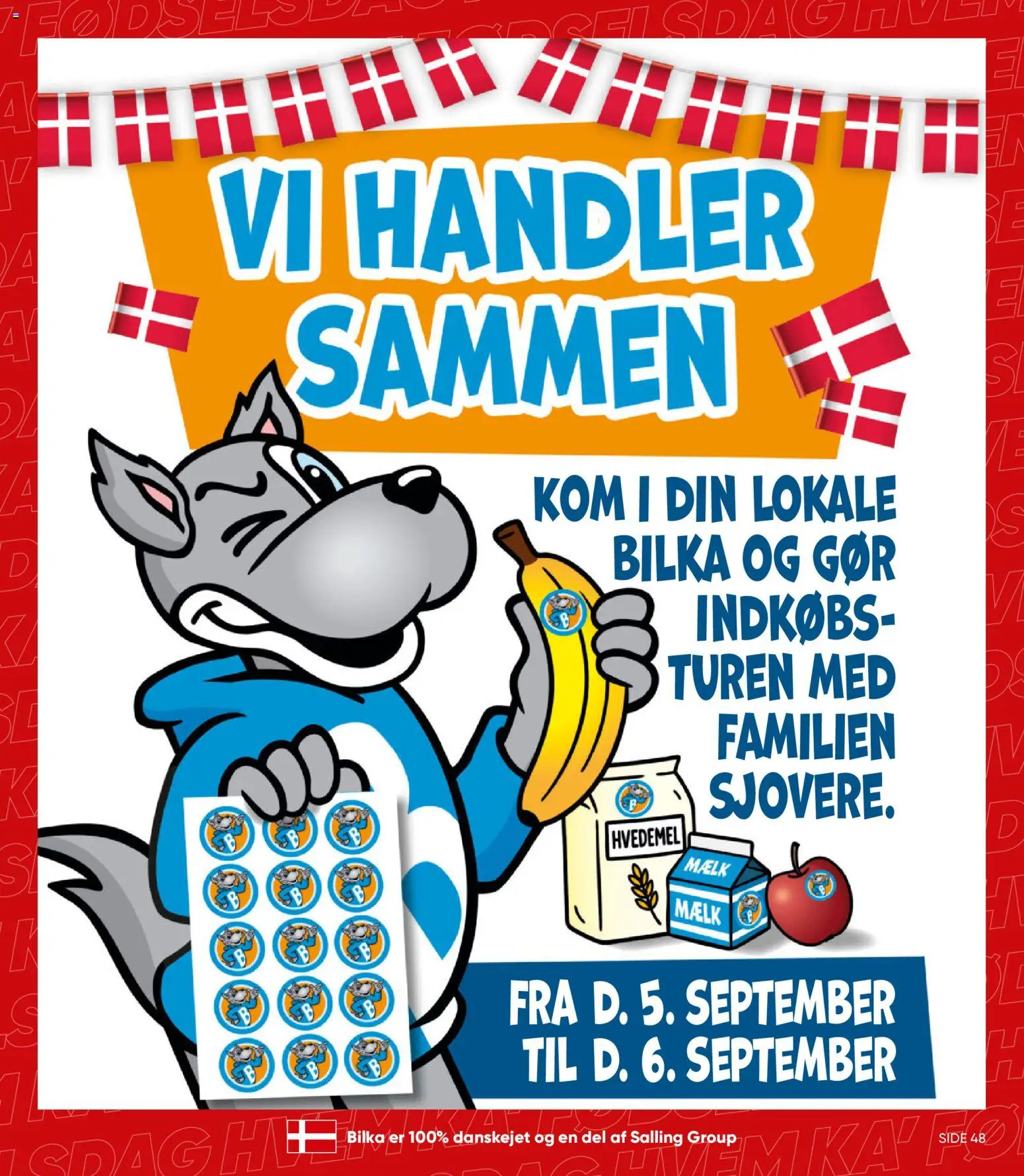 Bilka tilbudsavis – gyldig fra 04/09/2026 | Side: 9 | Produkter: Mælk, Hvedemel