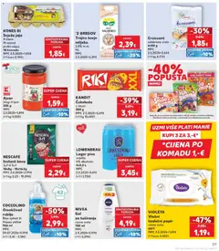 Kaufland HR akciós újság - amely érvényes a következő dátumtól: 2026.09.16. | Oldal: 39 | Termékek: Coccolino, Löwenbräu, Ajvár, Nivea