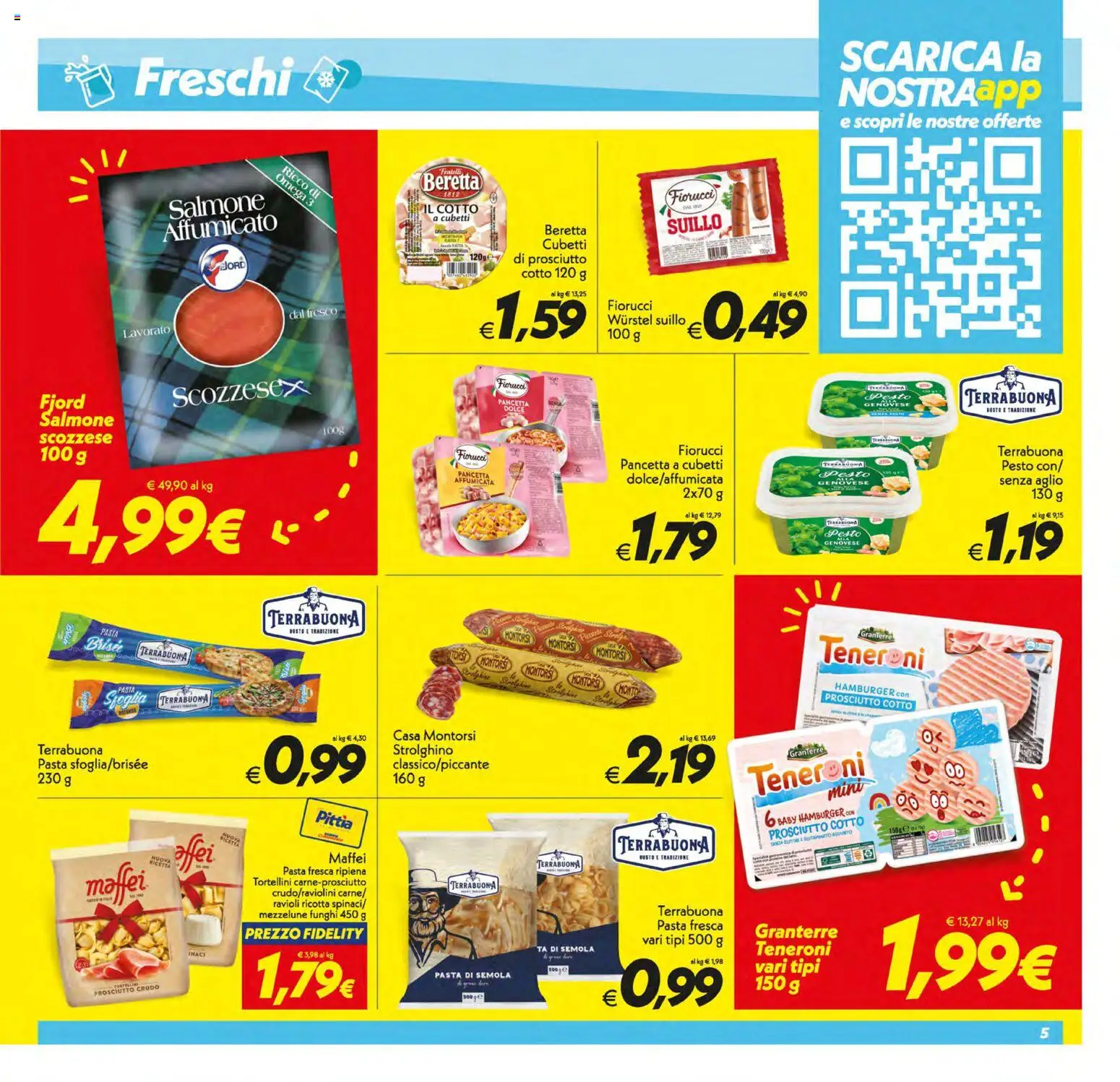 Volantino SuperConveniente del 30/06/2026 | Pagina: 5 | Prodotti: Pasta, Funghi, Pesto, Ravioli