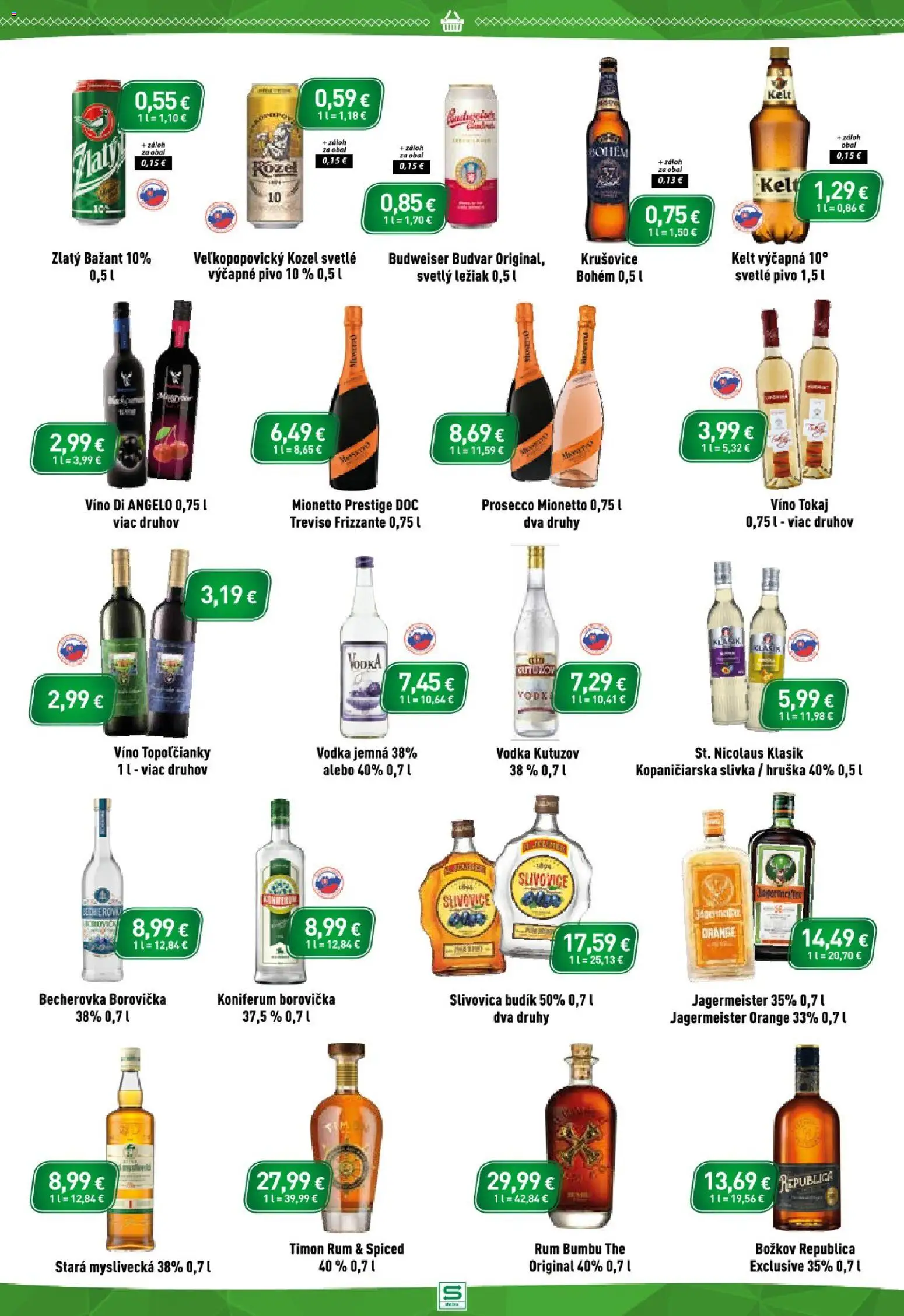 Nové Sintra akcie – leták je platný od 21.05.2026 | Strana: 11 | Produkty: Kelt, Krušovice, Budvar, Budík