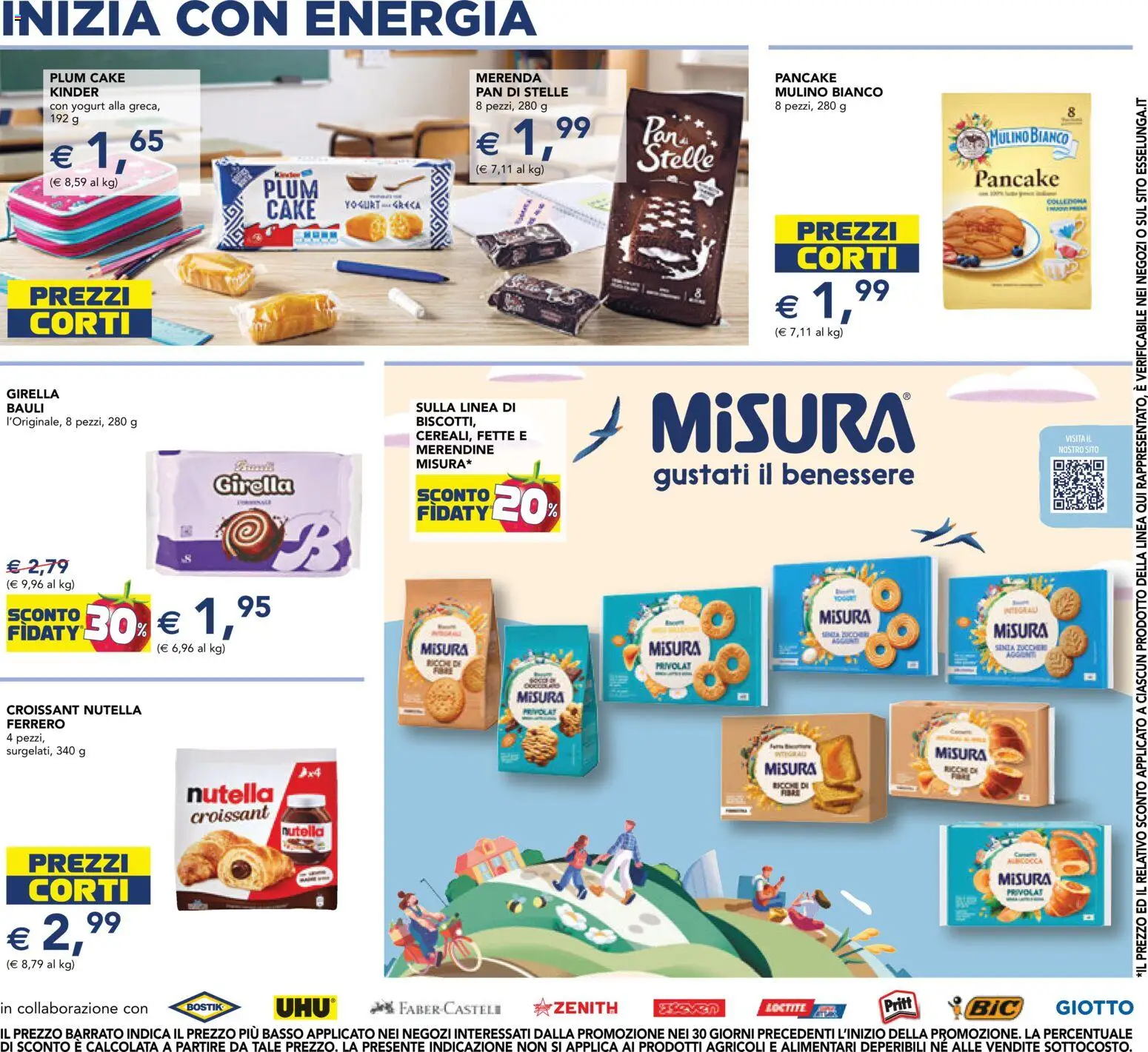 Volantino Esselunga S del 24/08/2026 | Pagina: 18 | Prodotti: Yogurt, Basso, Croissant, Merendine