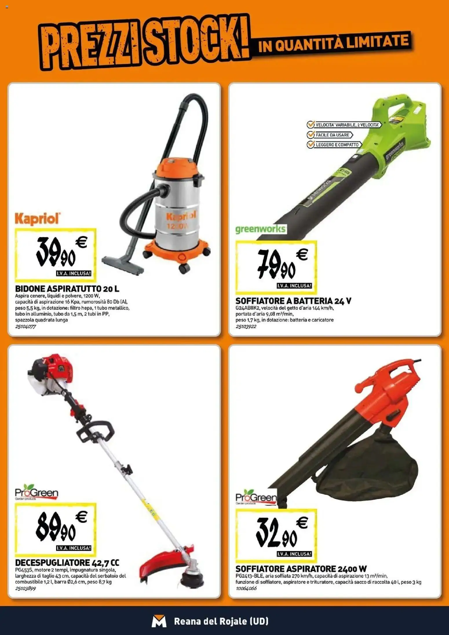 Nuovo TECNOMAT catalogo Reana del Rojale dal 27/08/2026 > offerte anteprima 🛍️ | Pagina: 18 | Prodotti: Tubo, Decespugliatore, Tubi, Batteria