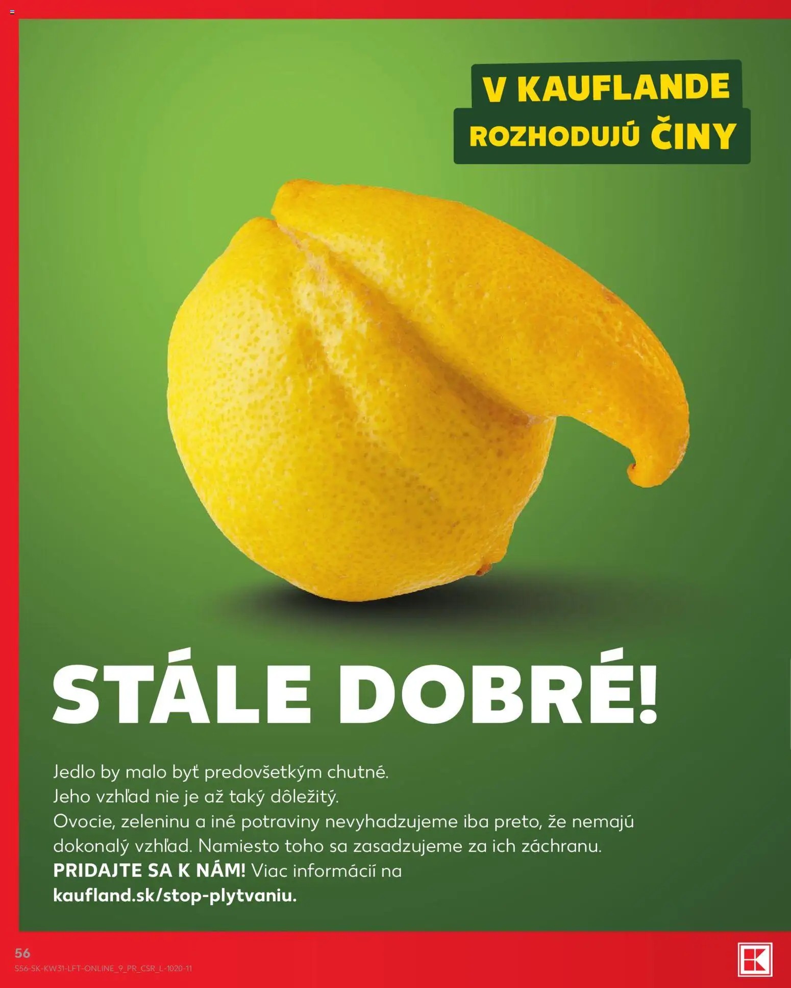 Nové Kaufland akcie – leták je platný od 30.07.2026 | Strana: 56