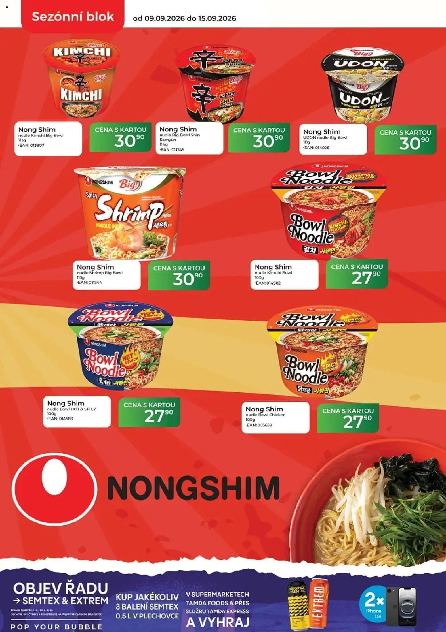 Tamda Foods leták od 16.09.2026 | Strana: 6 | Produkty: Iphone, Udon nudle, Semtex, Nudle