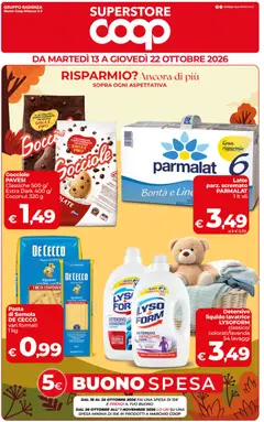 Anteprima del volantino COOP volantino Superstore Sicilia valido a partire dal 13/10/2026