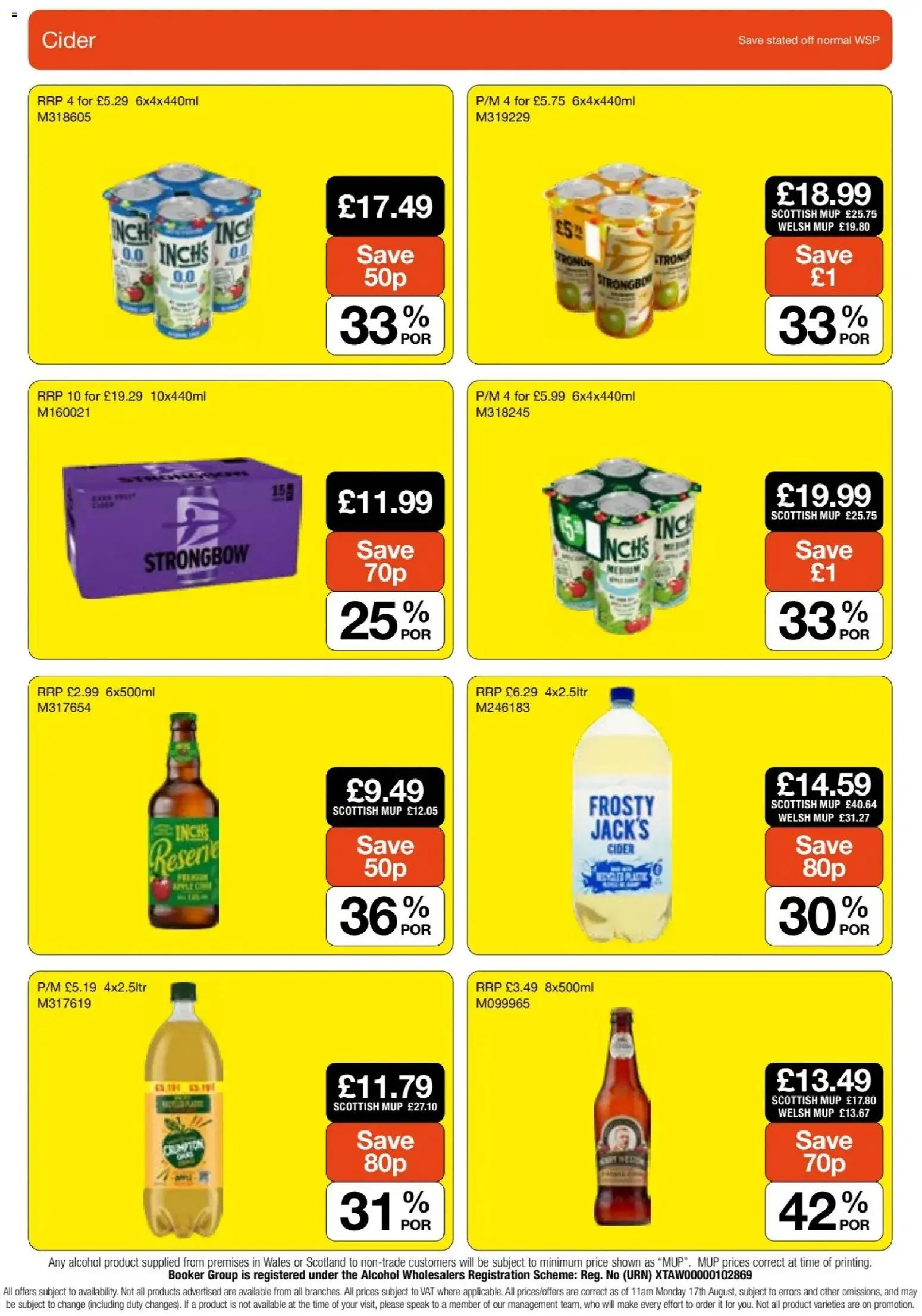 {H1} | Page: 22 | Products: Strongbow, Cider, Alcohol