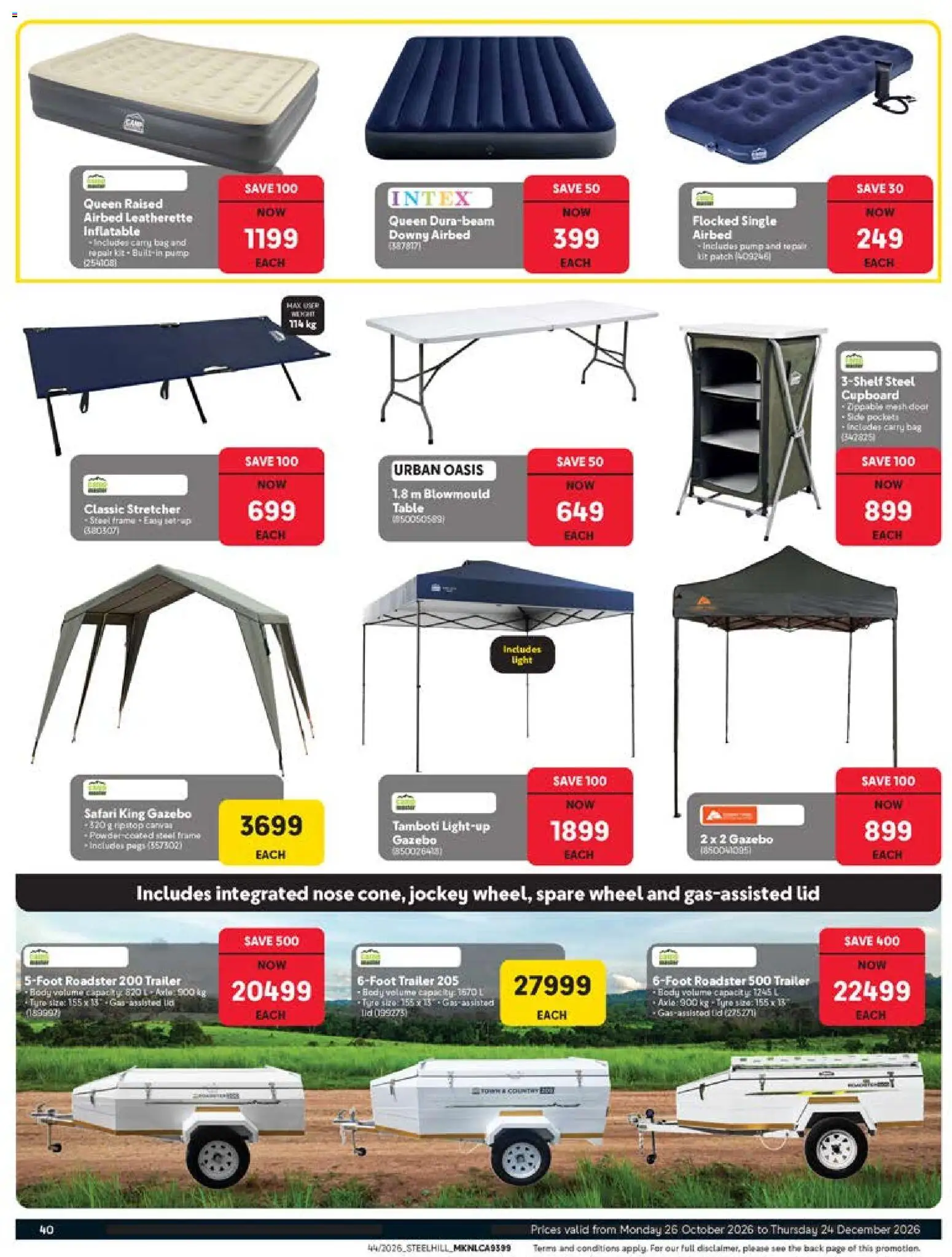New Makro catalogue – valid from 26/10/2026 | Page: 40 | Products: Bag, Frame, Light, Powder