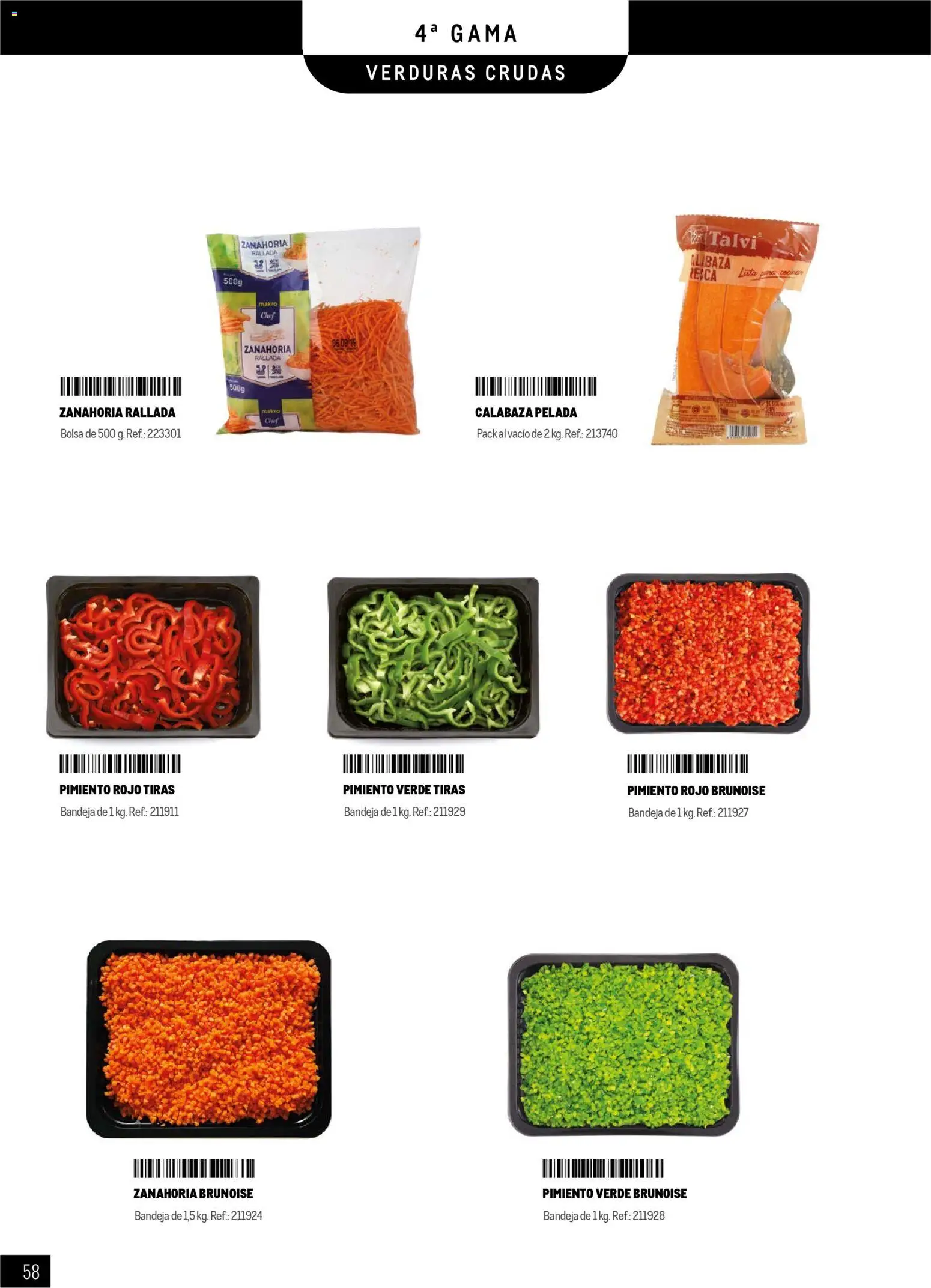 Makro - Especial Frutas y Verduras Península │ válido desde el 05.01.2026 | Página: 58 | Productos: Κάδος απορρυμάτων, Zanahoria, Bolsa, Bandeja