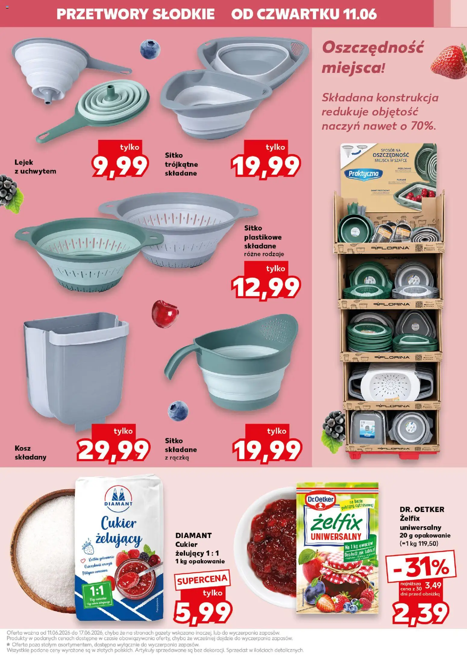 Kaufland Polsko leták - Kochamy przetwory od 11.06.2026 | Strana: 9 | Produkty: Sítko