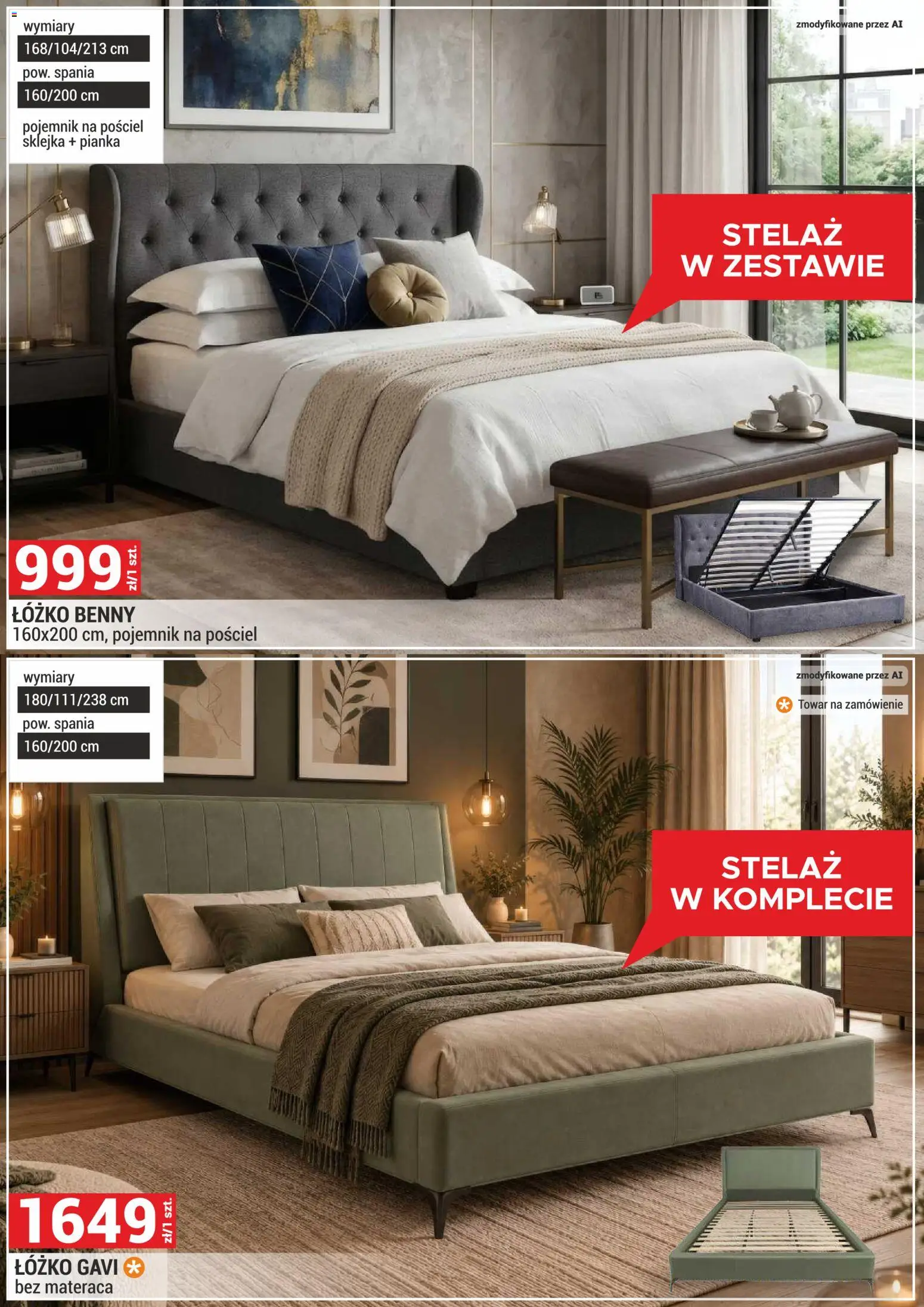 Merkury Market gazetka - Meble od 01.11.2026 | Strona: 44 | Produkty: Pościel, Łóżko