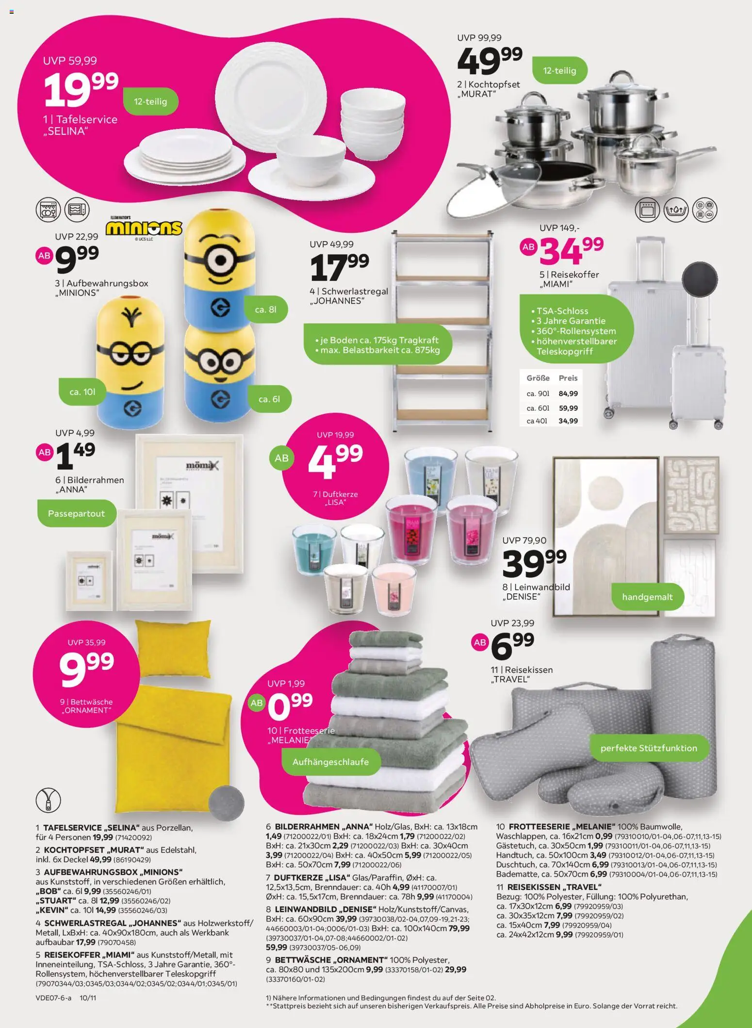 Mömax Prospekt – gültig ab 29.06.2026 | Seite: 10 | Produkte: Bettwäsche, Schwerlastregal, Bilderrahmen