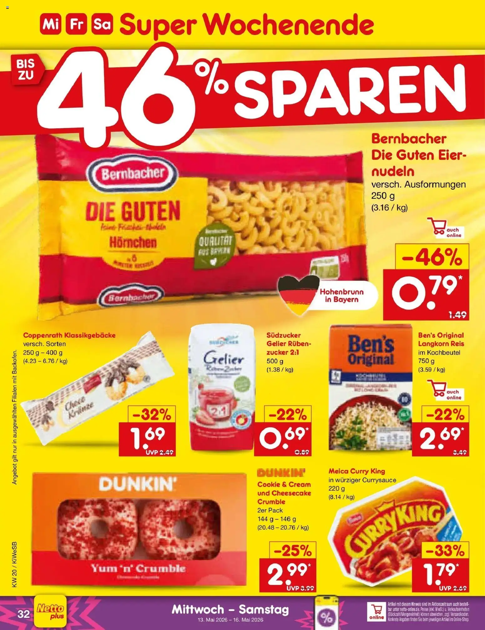 Netto Marken-Discount Prospekt Bad Friedrichshall	 – gültig ab 10.05.2026 | Seite: 43 | Produkte: Eier, Meica, Zucker, Reis