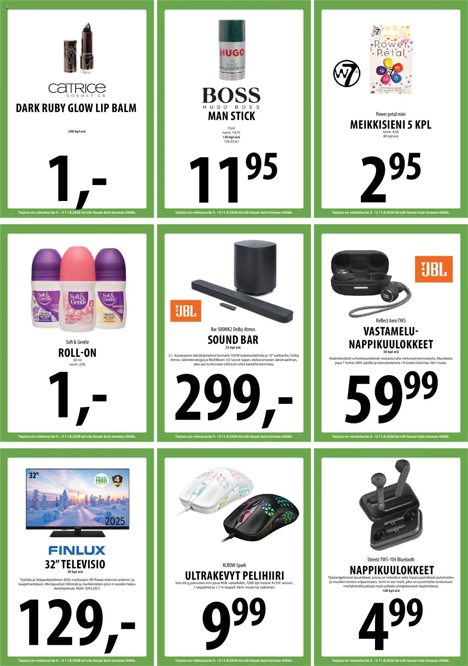 Tuuri tarjoukset – voimassa 05/08/2026 alkaen | Sivu: 22