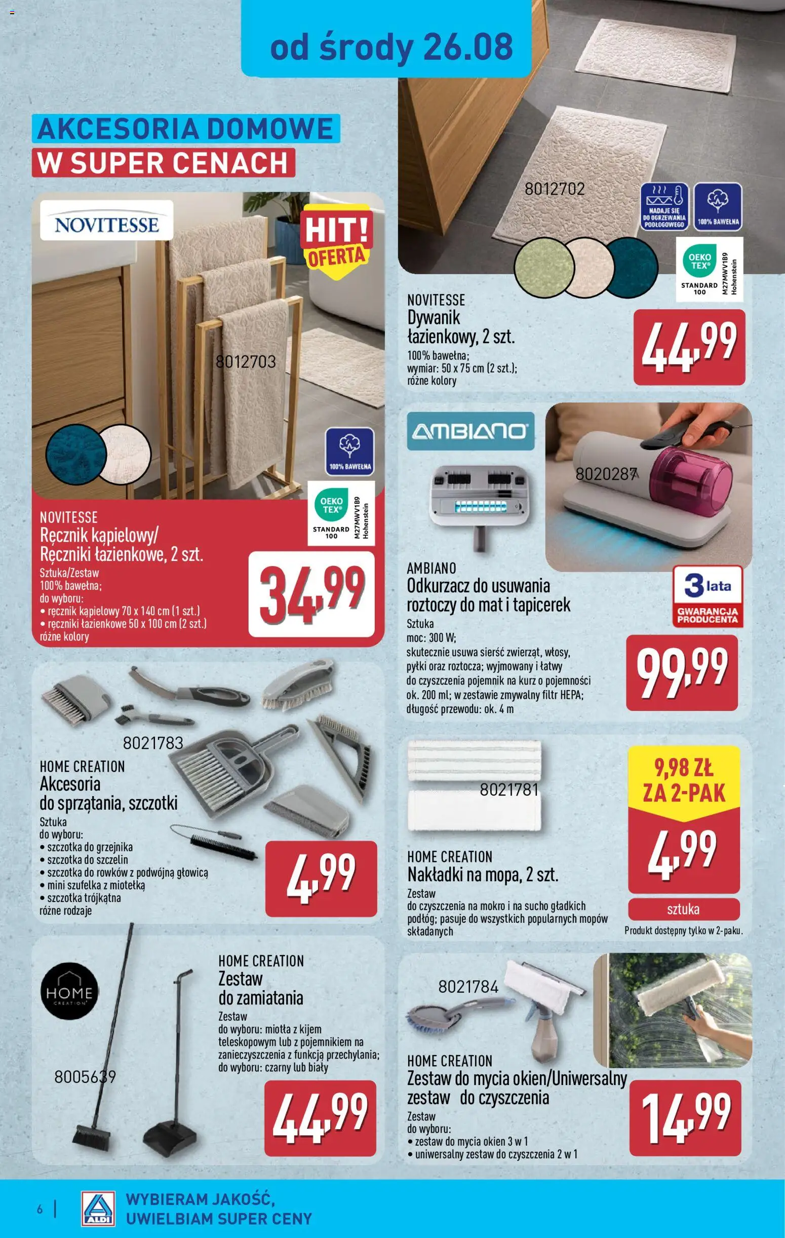 Aldi Polsko leták - Ostatnie sztuki w wybranych sklepach od 26.08.2026 | Strana: 6