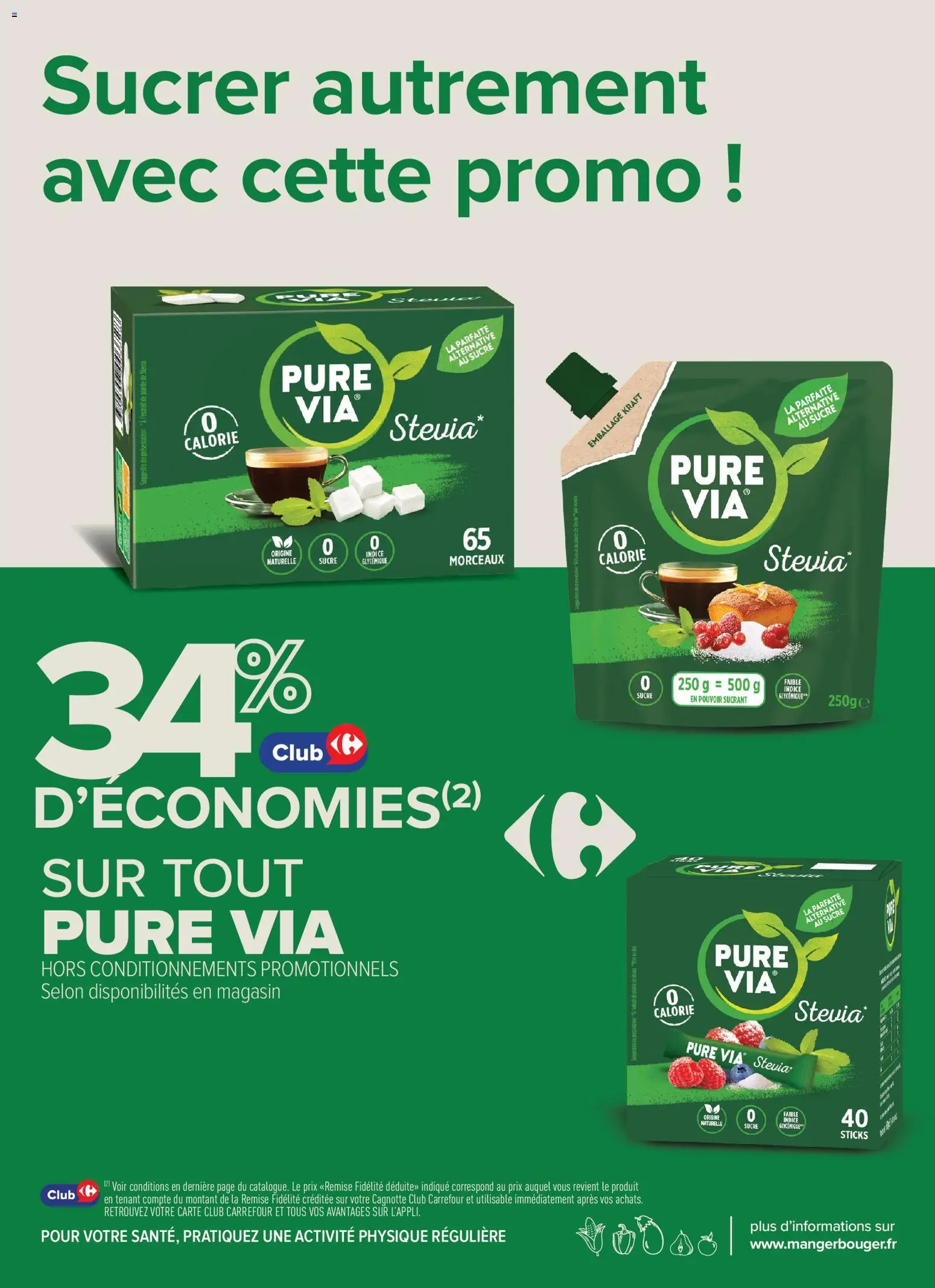 {H1} | Page: 10 | Produits: Sucre, Stévia