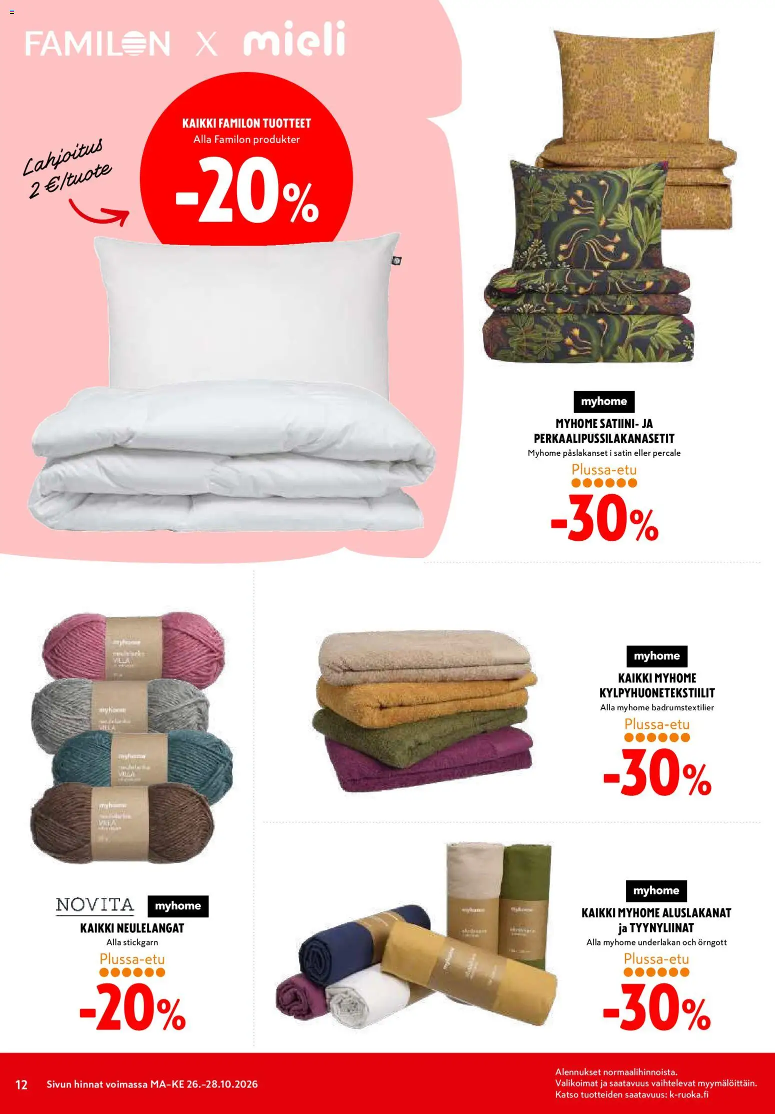 K-Citymarket tarjoukset – voimassa 26/10/2026 alkaen | Sivu: 12