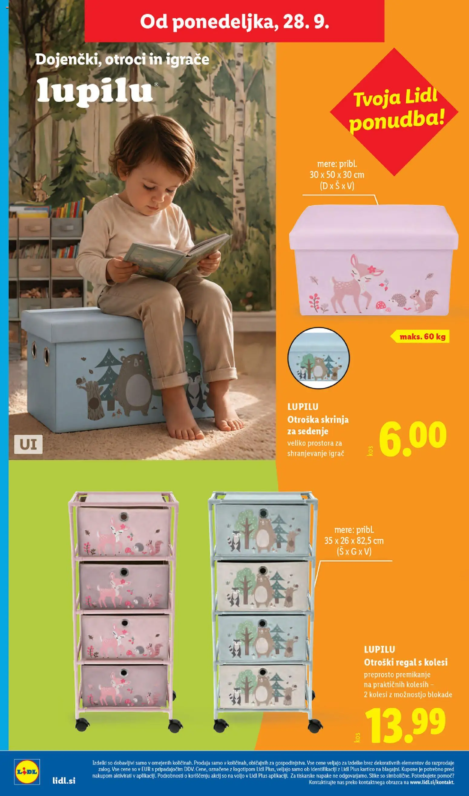 Novi Lidl katalog ponudbe – veljaven od 24.09.2026 | Stran: 60 | Izdelki: Regal