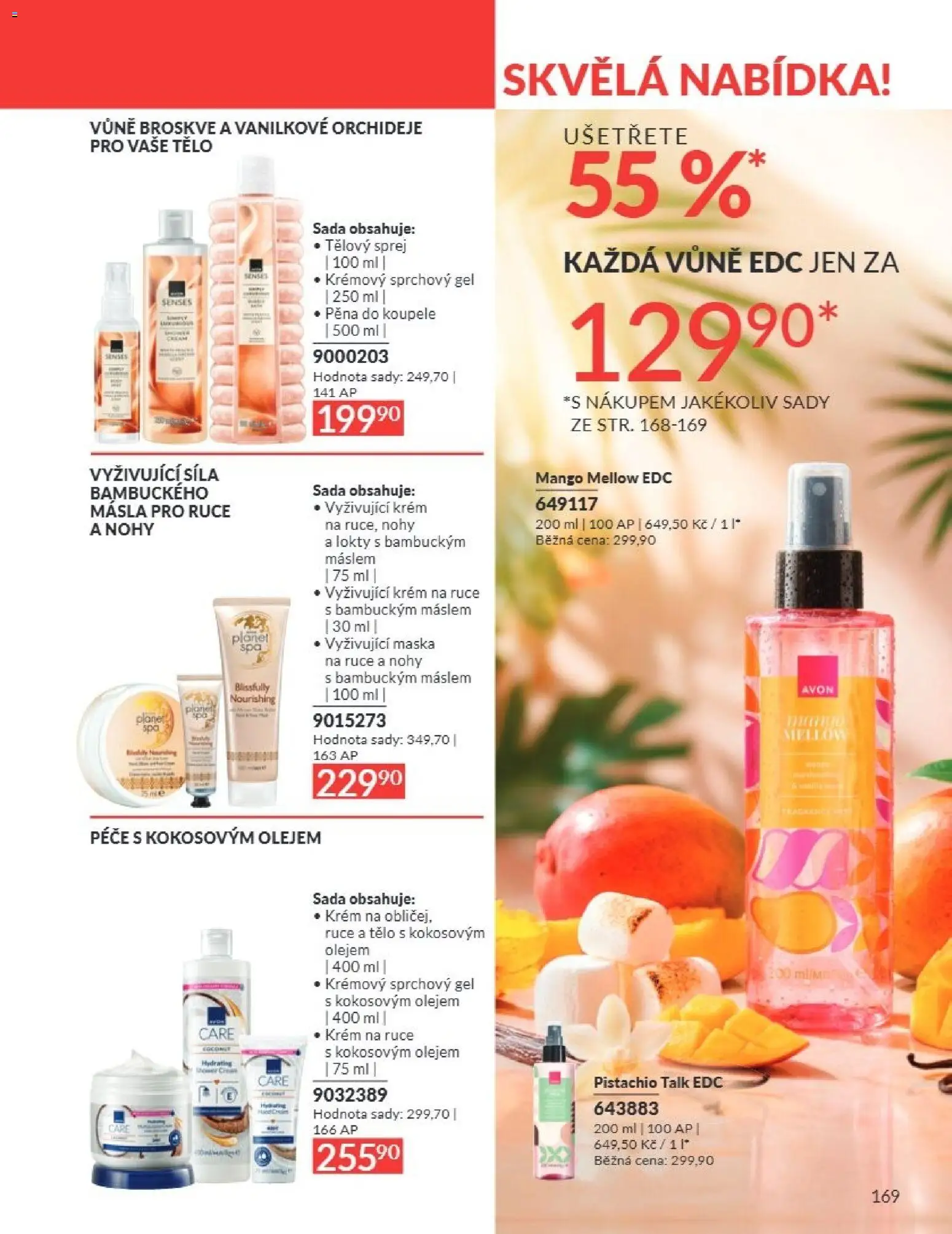 Avon Katalog 07/2026 od 01.07.2026 | Strana: 169 | Produkty: Krém na ruce, Pěna do koupele, Krém, Pěna