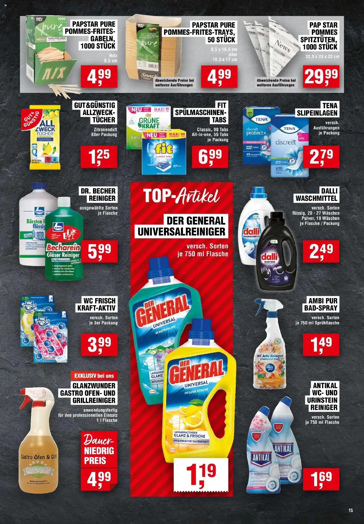 Edeka Prospekt Bochum – gültig ab 27.08.2026 | Seite: 15 | Produkte: Ofen, Pommes, Wc frisch, Zitrone