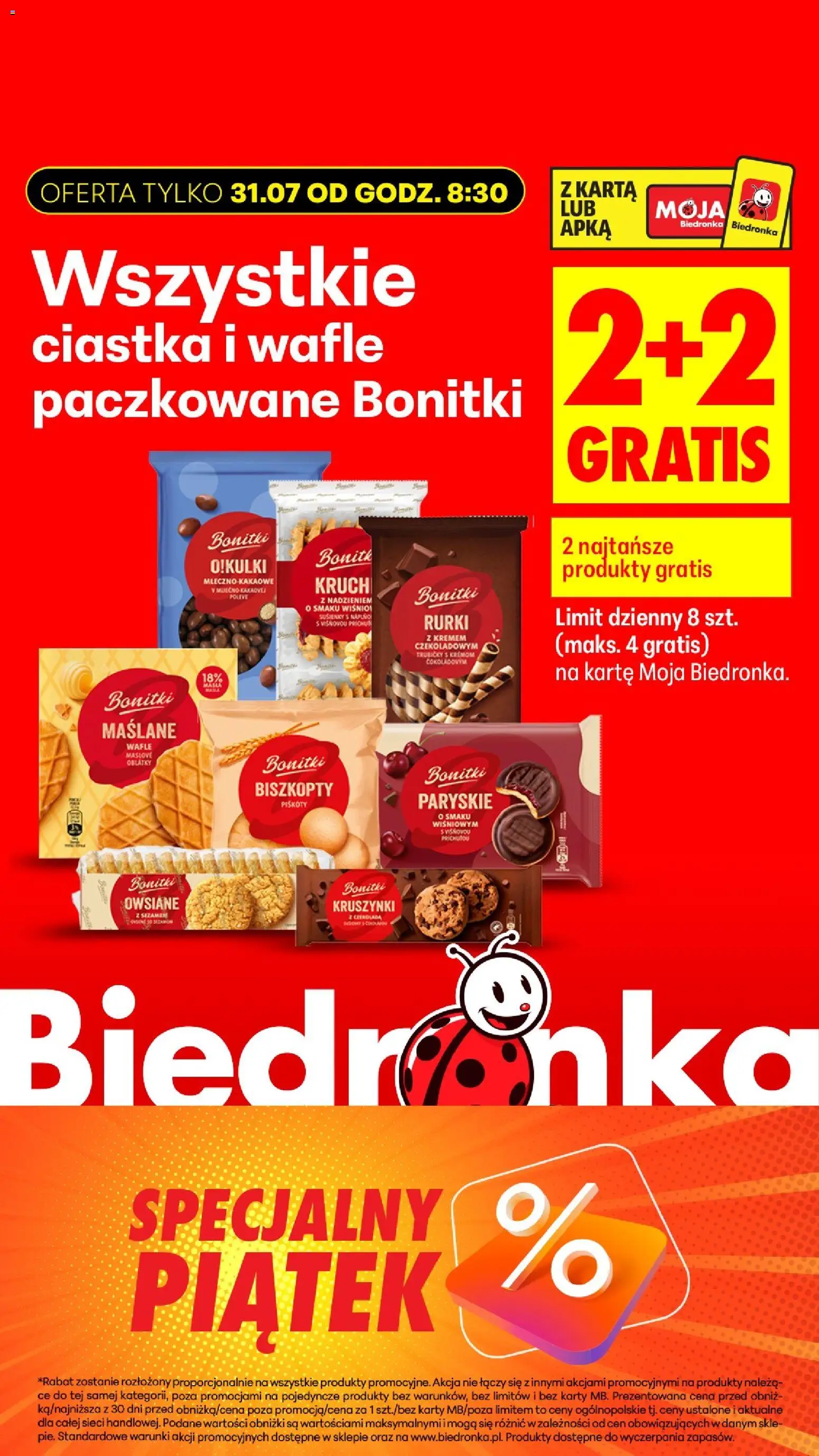 Biedronka Polsko leták - Okazje piątek od 31.07.2026 | Strana: 10 | Produkty: Karty
