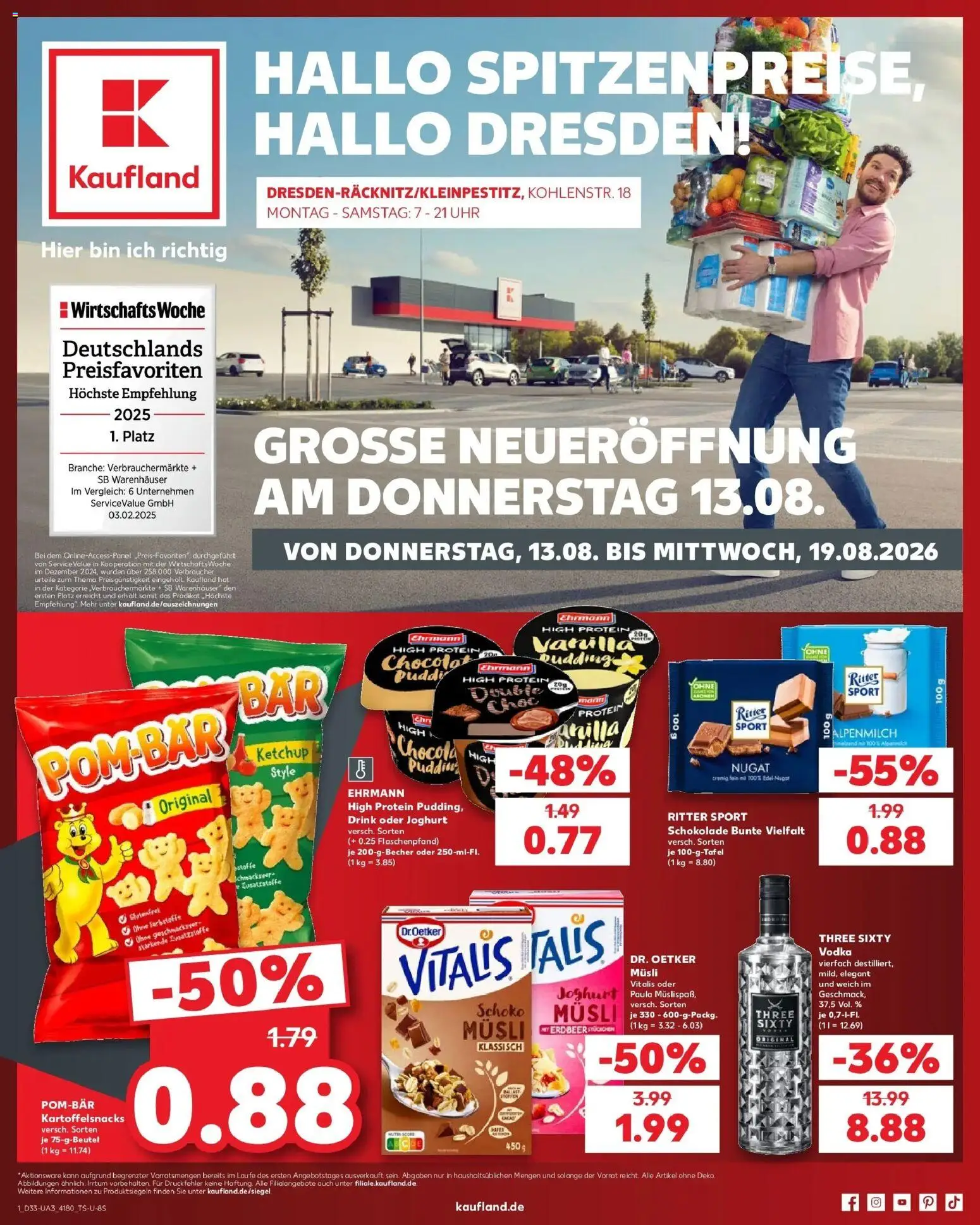 Prospekt Kaufland ab 10.08.2026 » Angebote Online zum Blättern | Seite: 6 | Produkte: Joghurt, Schokolade, Pudding, Ketchup