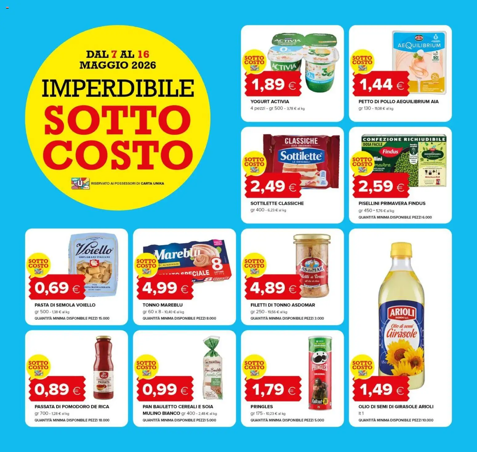 Volantino Tigre del 07.05.2026 | Pagina: 2 | Prodotti: Petto di Pollo, Pomodoro, Olio, Passata di pomodoro