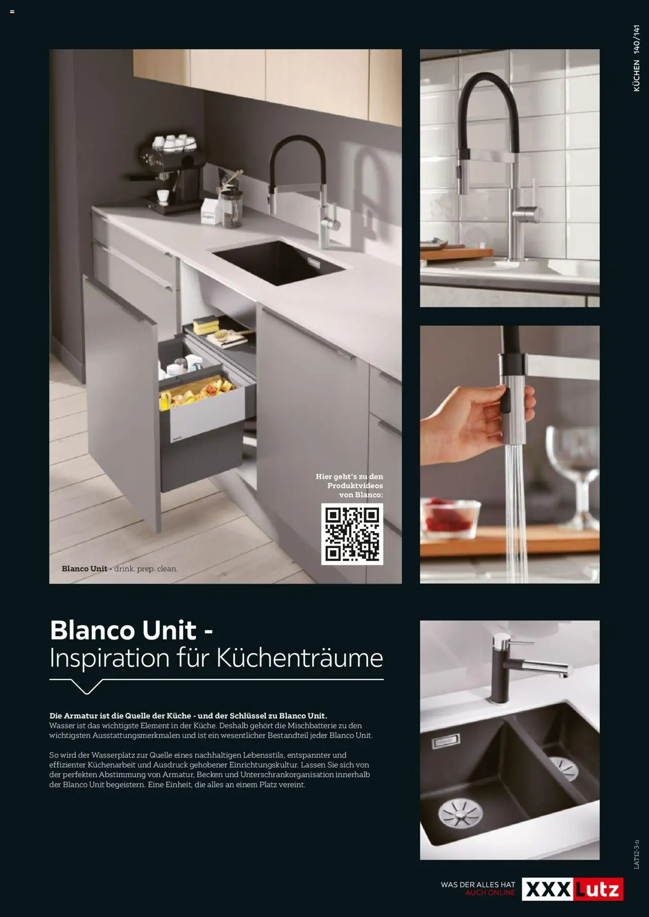 XXXLutz Die neuen Küchentrends gültig ab 08.04.2024 | Seite: 141 | Produkte: Wasser