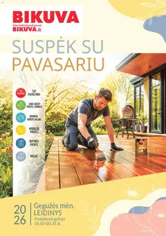 BIKUVA leidinys galioja nuo 05.05.2026