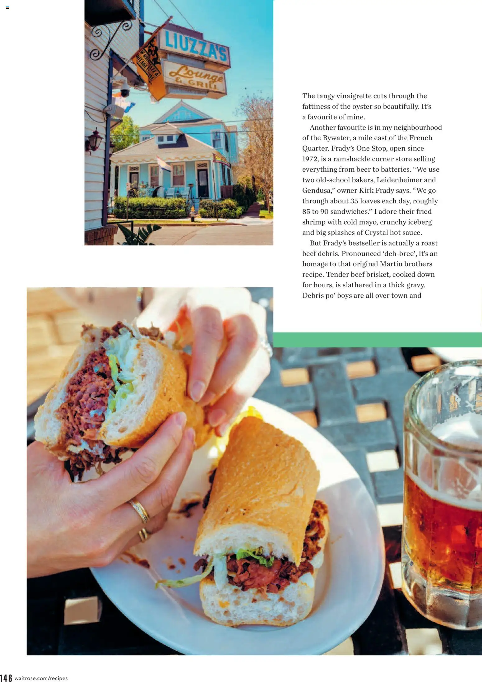 {H1} | Page: 146 | Products: Roast beef, Beer, Beef, Grill