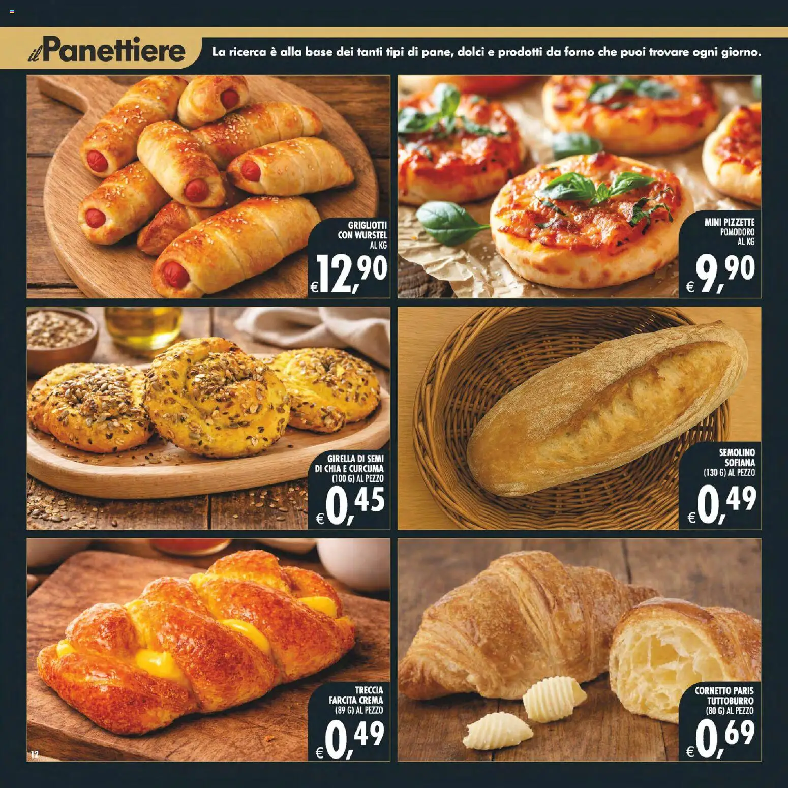 Volantino Decò del 08.05.2026 | Pagina: 12 | Prodotti: Crema, Cornetto, Wurstel, Forno