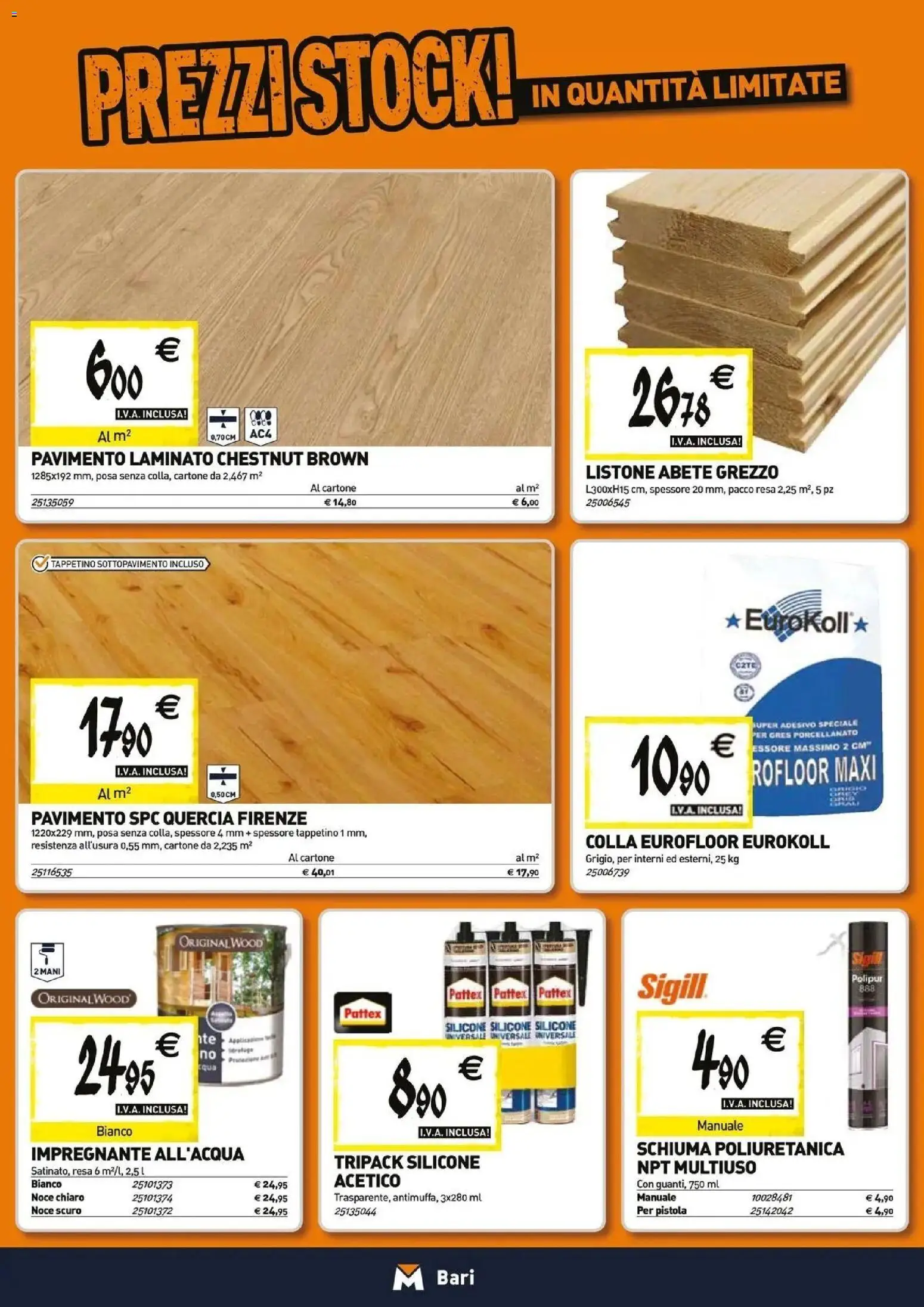 Nuovo TECNOMAT catalogo Bari dal 27/08/2026 > offerte anteprima 🛍️ | Pagina: 11 | Prodotti: Schiuma, Impregnante, Colla, Silicone