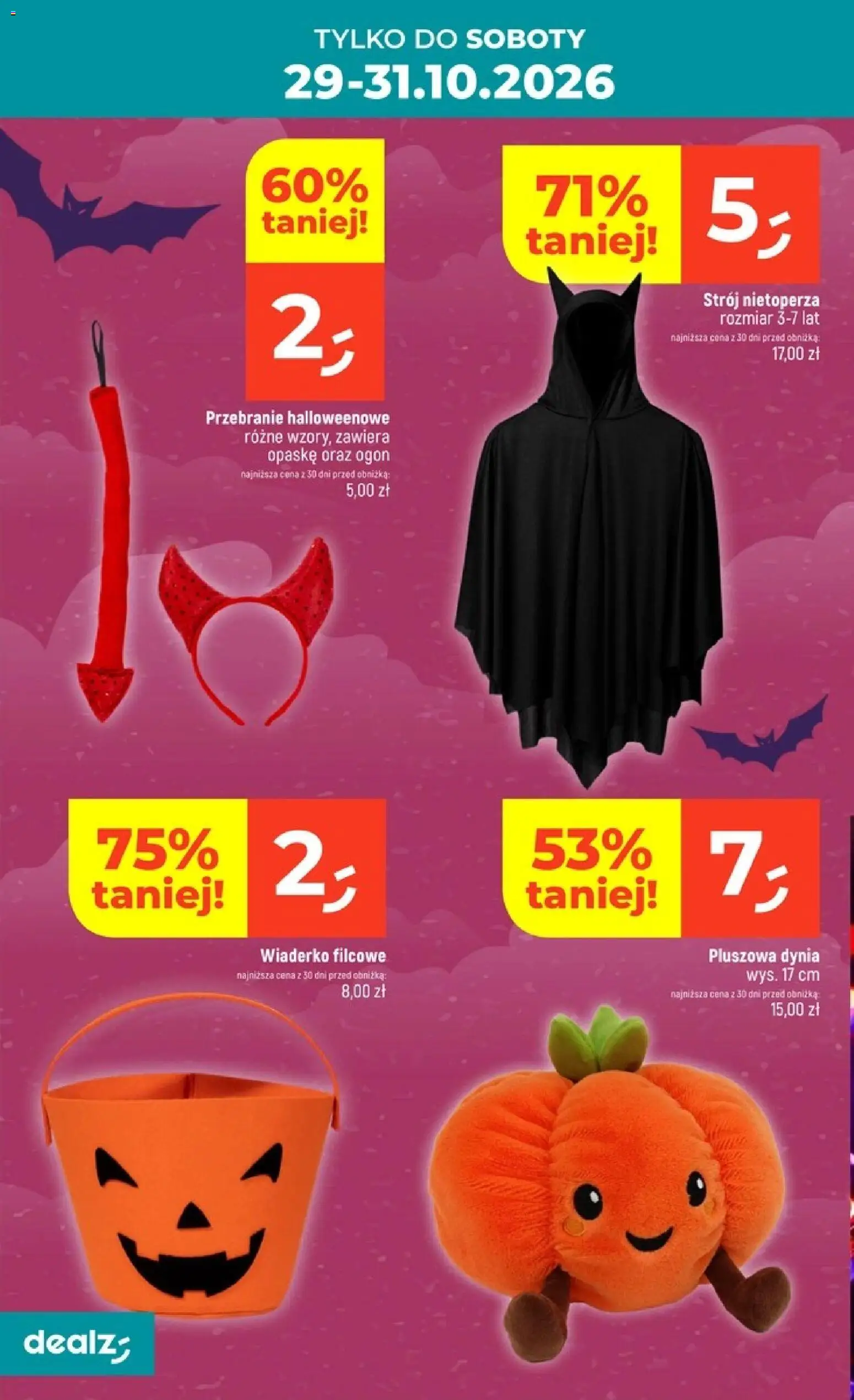 Dealz gazetka - Deal dnia od 28.10.2026 | Strona: 14 | Produkty: Dynia