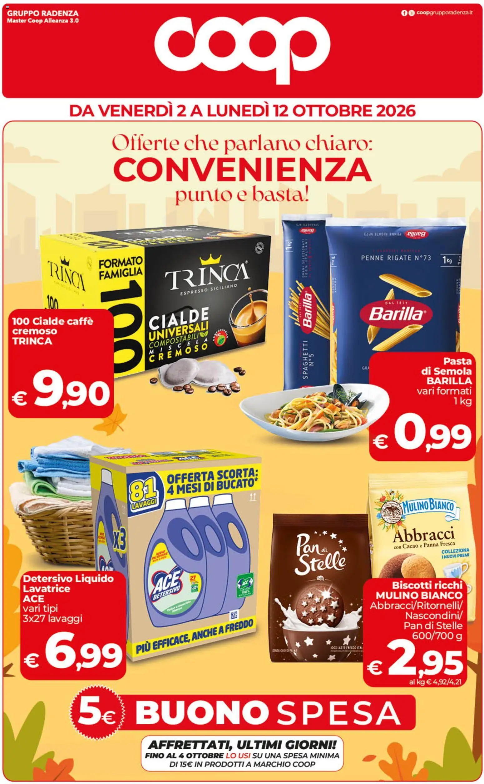 Coop Sicilia Venerdì 2 Ottobre Prodotti Freschi