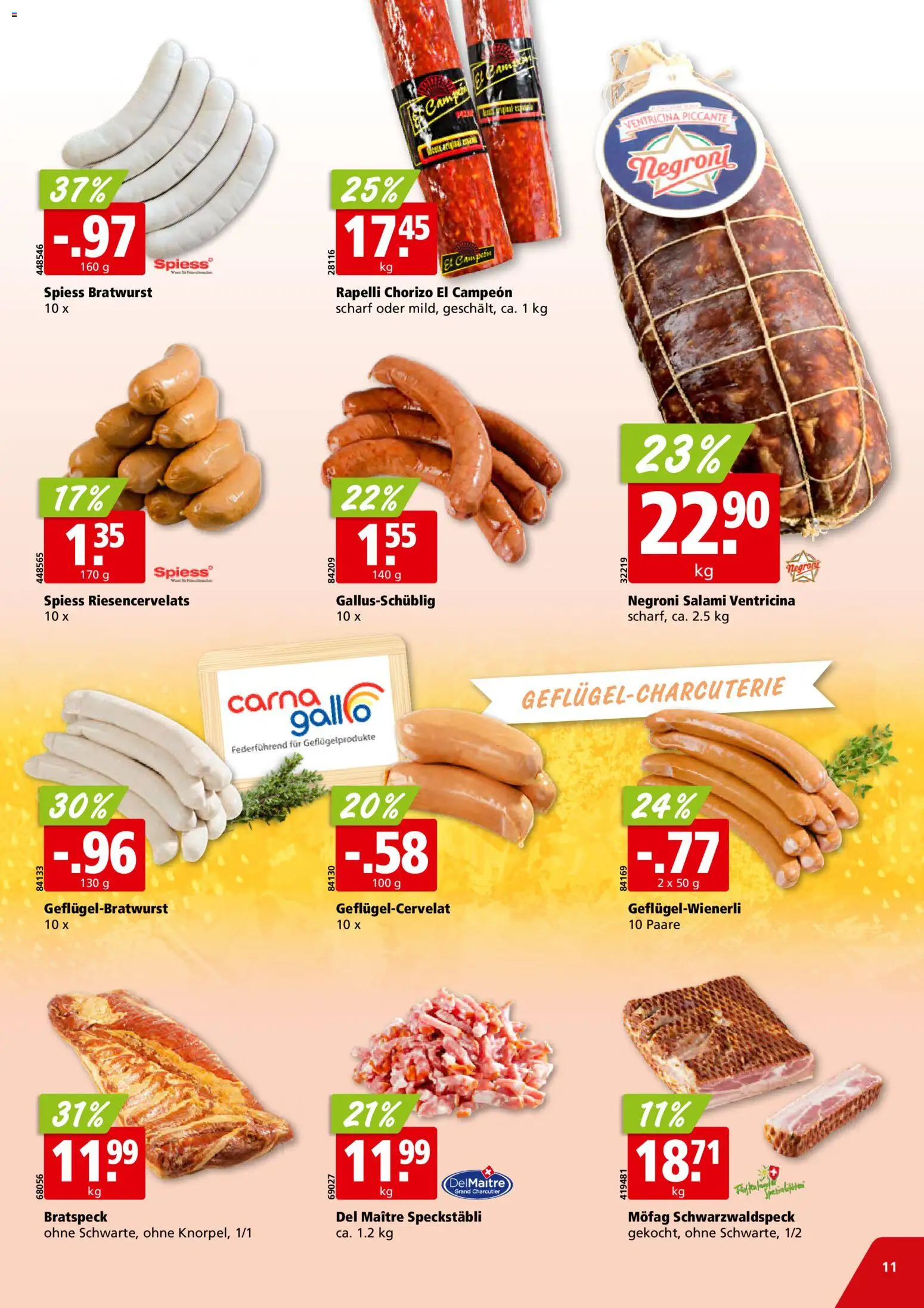 Aligro aktionen – gültig ab 25.05.2026 | Seite: 11 | Produkte: Salami