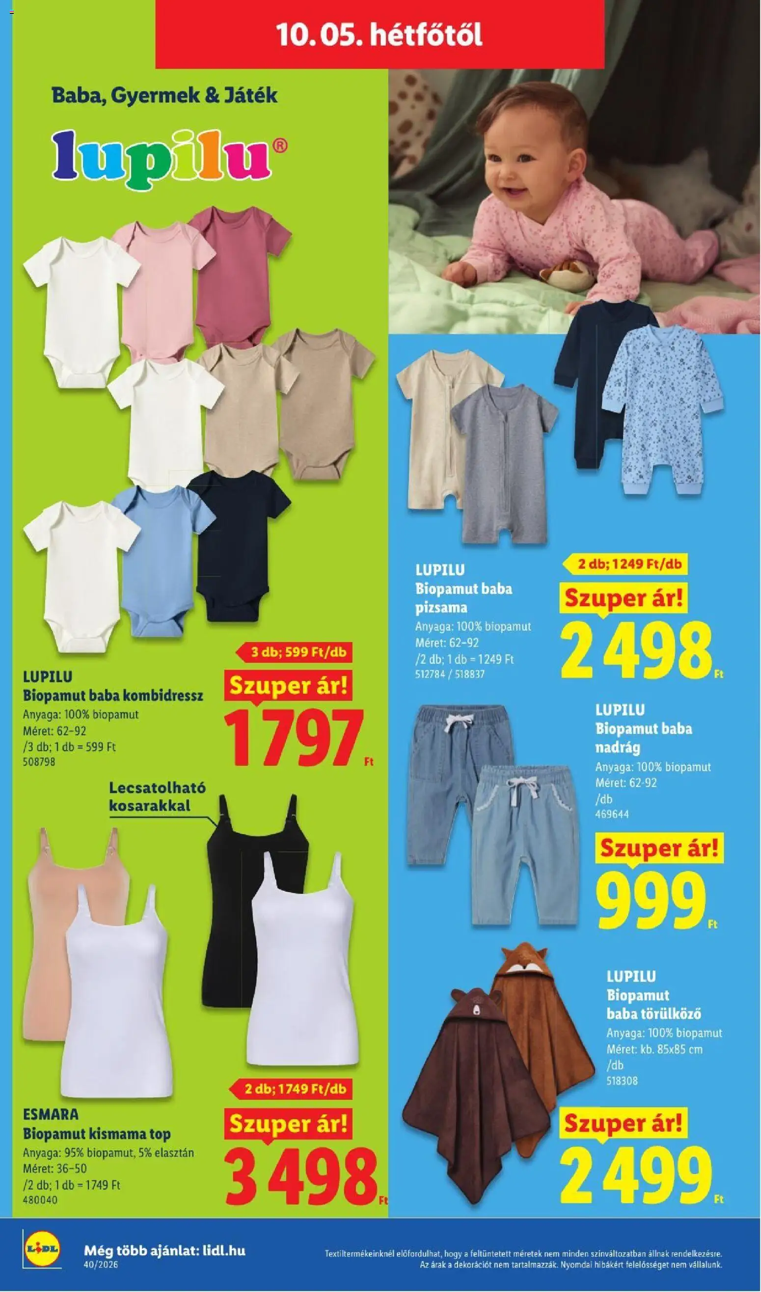 Lidl akciós ujság - amely érvényes a következő dátumtól: 2026.10.01. | Oldal: 66