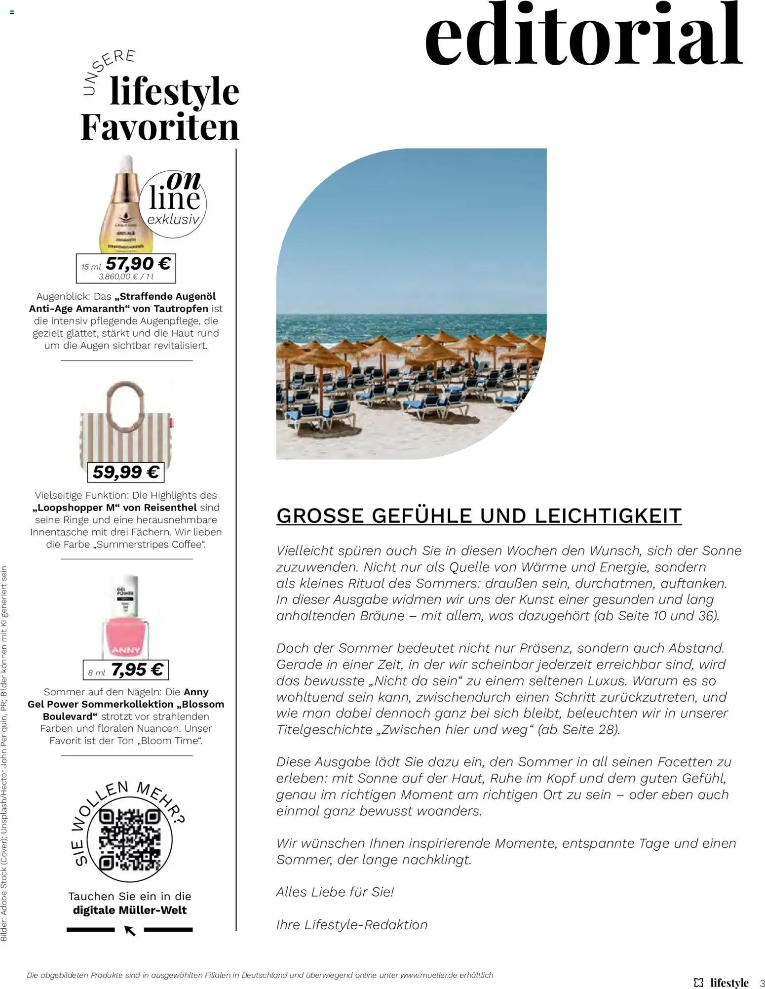 Müller Lifestyle – gültig ab 10.07.2026 | Seite: 3 | Produkte: Bilder