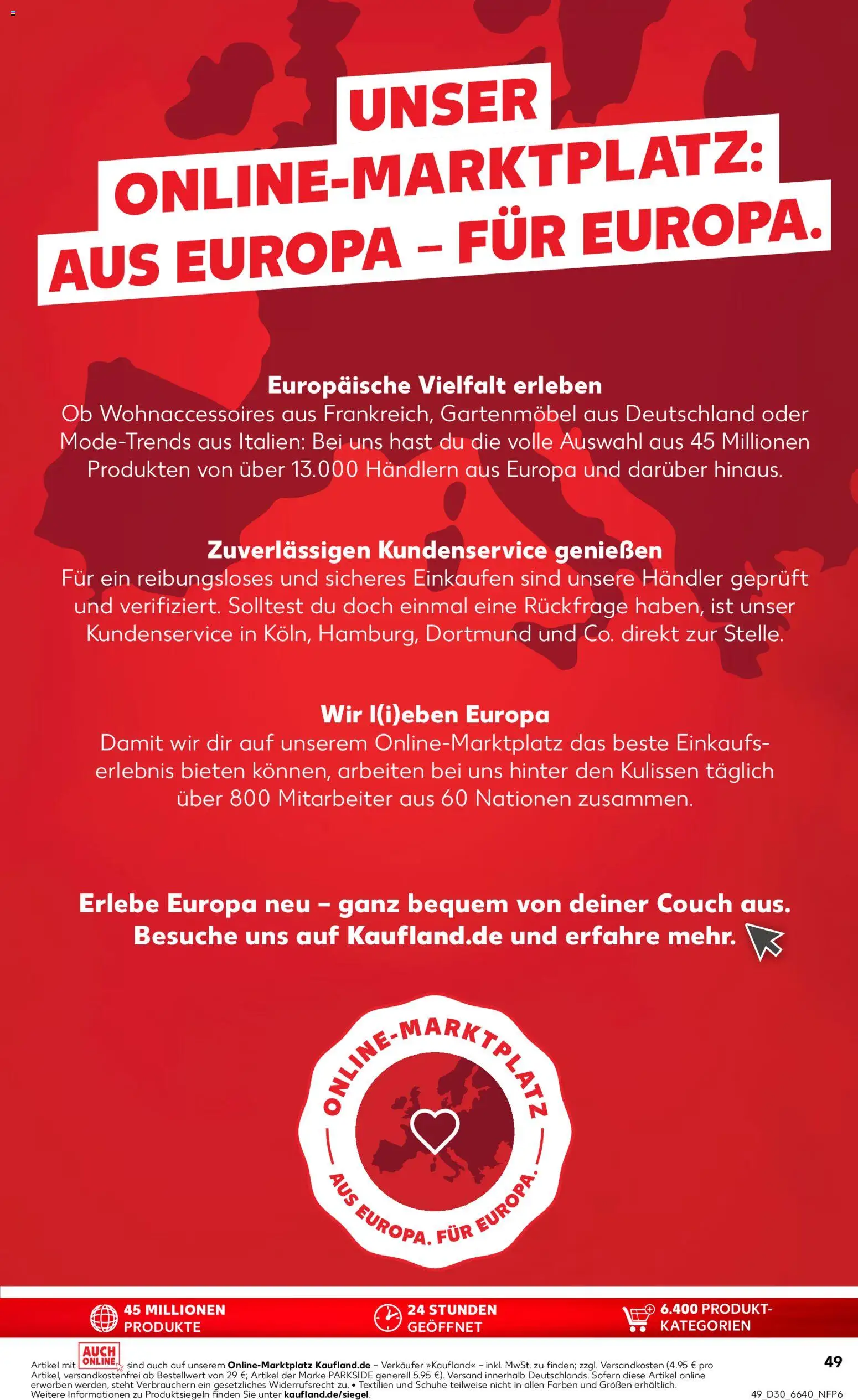 Kaufland Německo leták - Stuttgart od 23.07.2026 | Strana: 49 | Produkty: Parkside